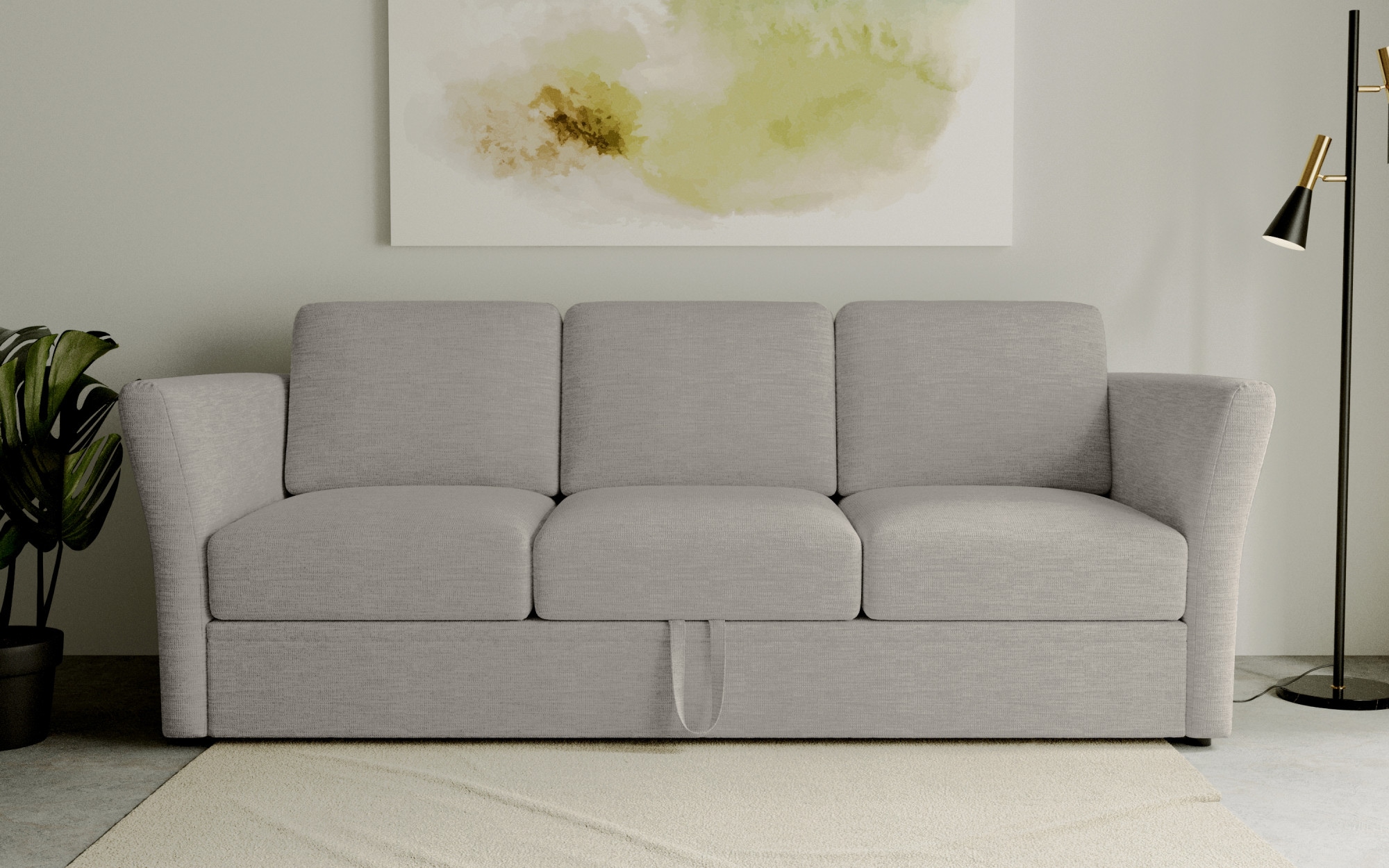 Image of Home affaire 3-Sitzer "Lavars Schlafsofa" mit Bettfunktion, in zwei verschiedenen Bezugsqualitäten