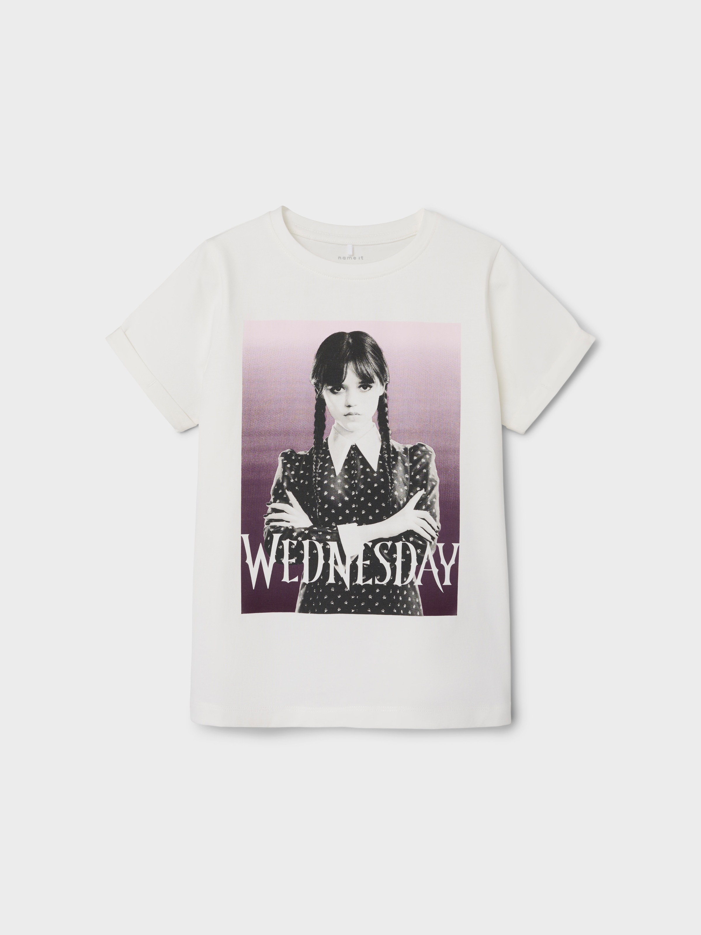 Name It Kurzarmshirt »NKFJAX WEDNESDAY SS TOP BOX NOOS SKY«