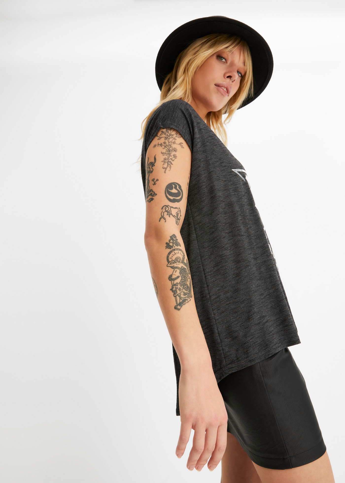 bonprix Longshirt , Longshirt aus softem Viskose-Mix
