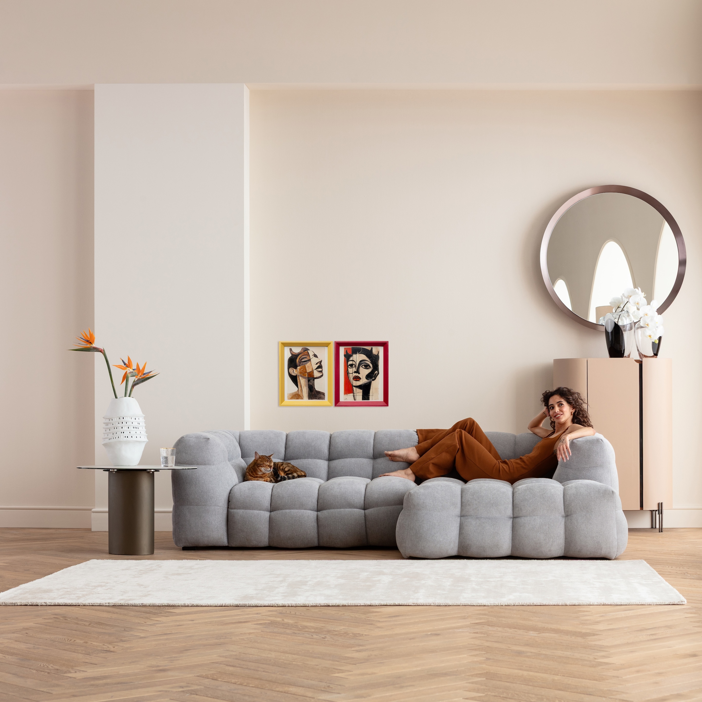 Kare Design Tableau avec cadre »Gerahmtes Bild Portrait Modernism 22x27cm« Ensemble, 2, 2 cuis tlg.