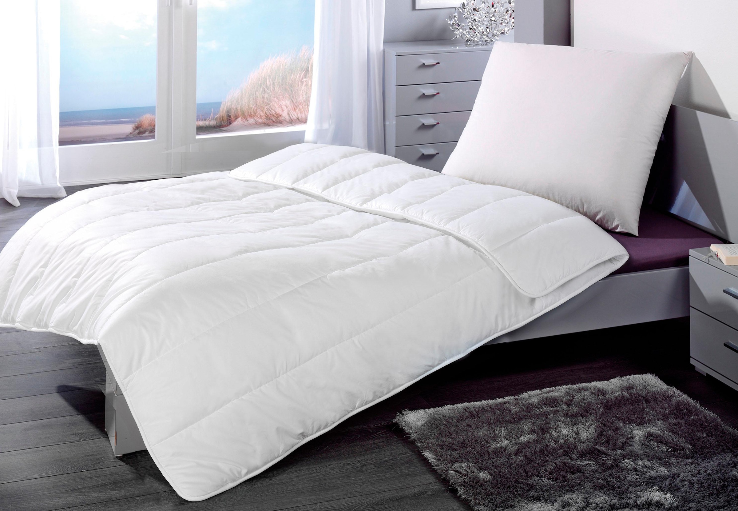 KBT Bettwaren Couette microfibre »Sleep and Dream« normal Füllung fibre polyester Bezug Polyester 1 cuis tlg. super doux et moelleux