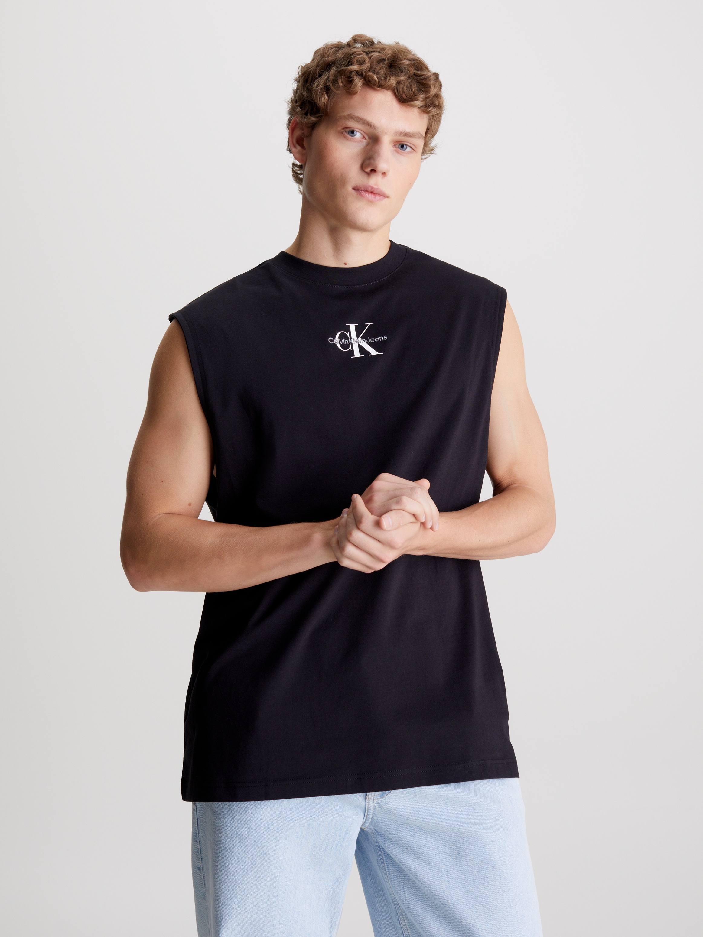 Calvin Klein Jeans T-Shirt »MONOLOGO SLEEVELESS TEE«, mit Logodruck