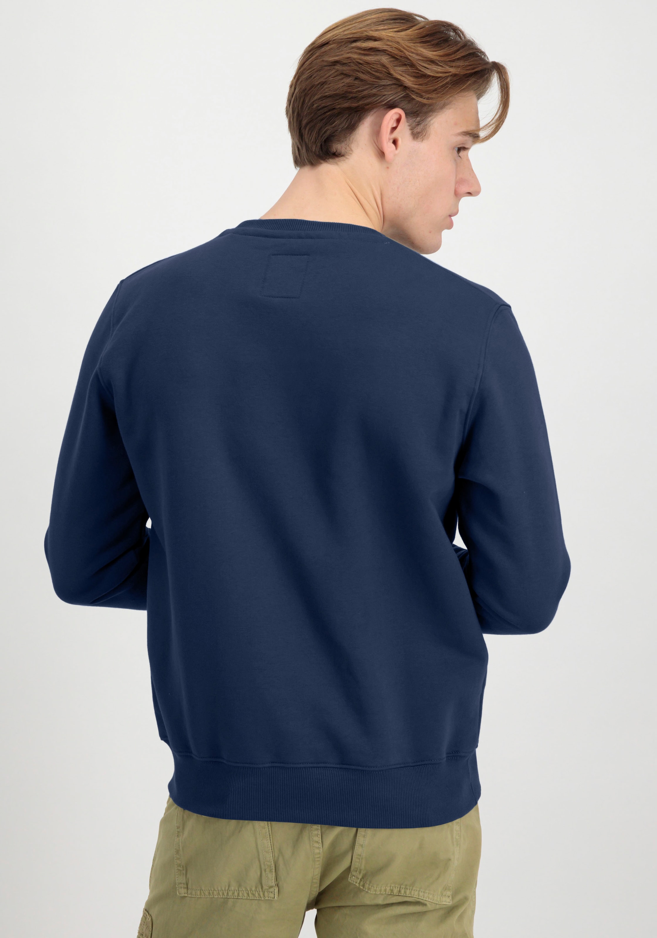 Alpha Industries Sweatshirt »Basic Sweater«, Baumwollmischung, regular fit
