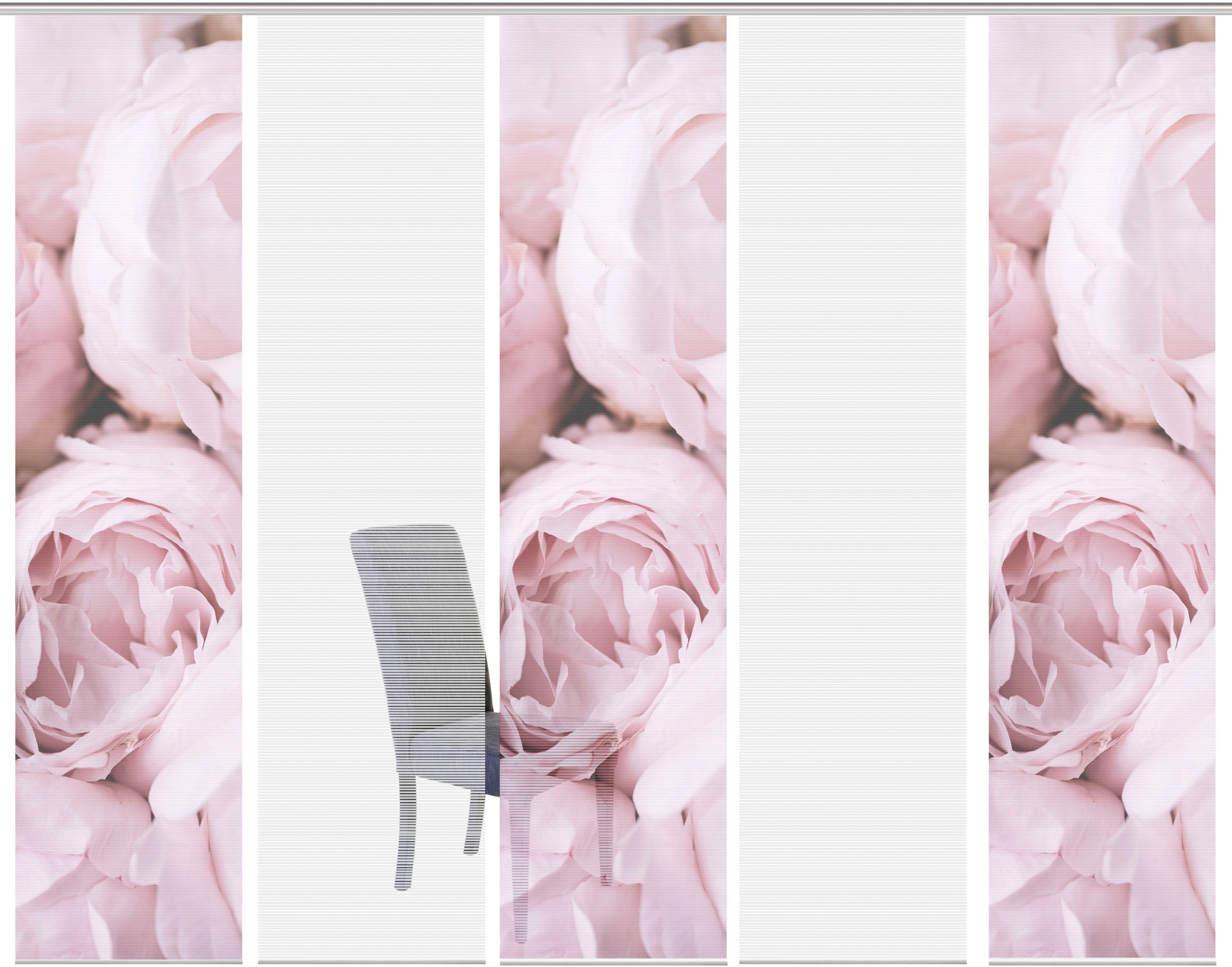 Image of Vision S Schiebegardine »ROSANA 5er SET«, (5 St.), Bambus-Optik, Digital bedruckt bei Ackermann Versand Schweiz