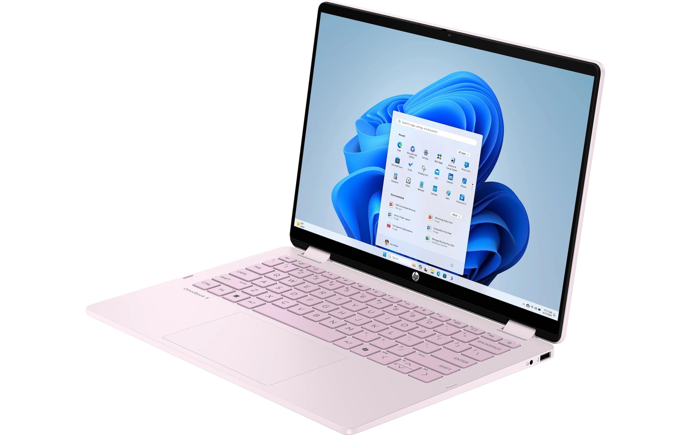 HP Notebook »Omnibook 5 Flip 14-fp0758nz«, / 14 Zoll, Intel, Core Ultra 7, Intel Graphics, Active Pen Support, Webcam