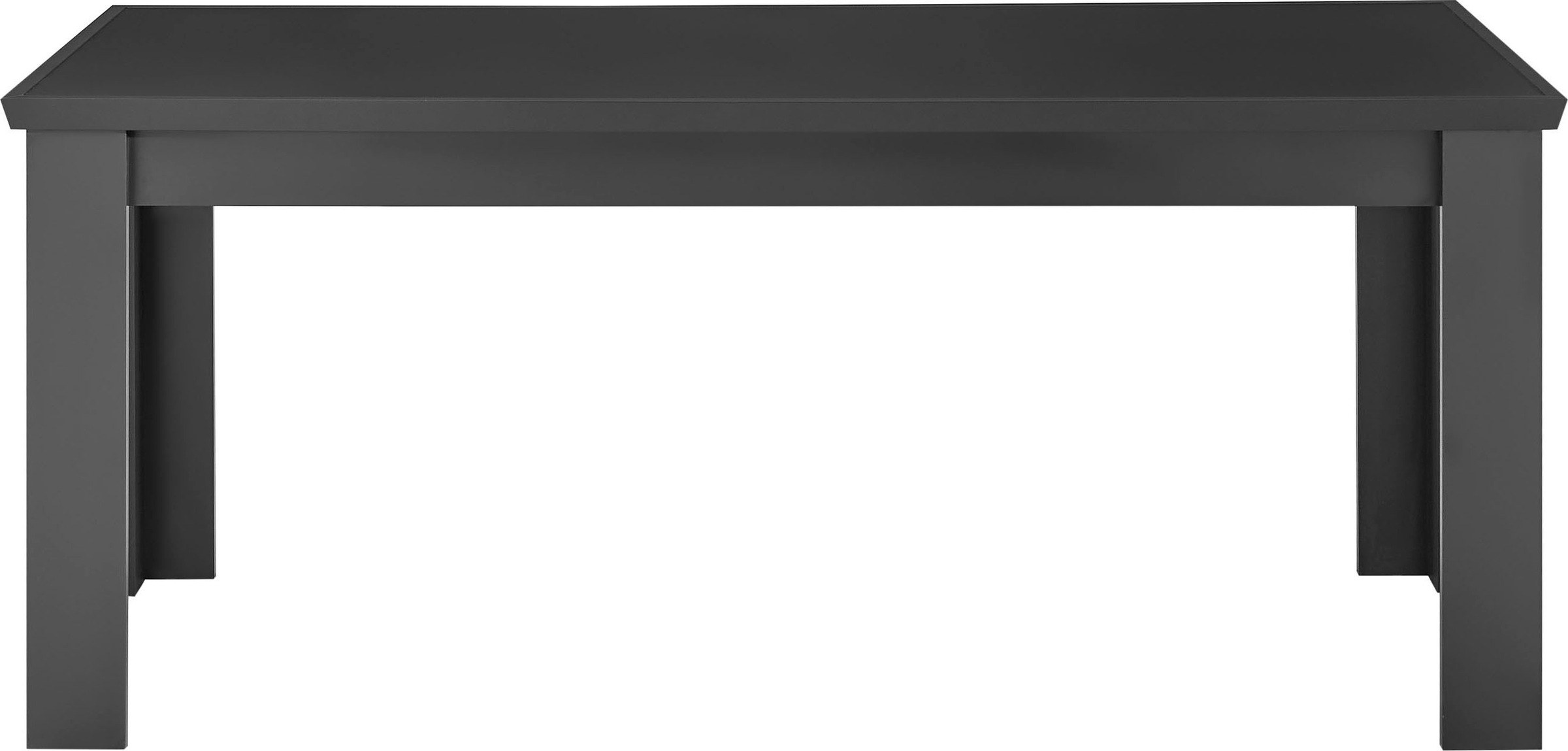 Home affaire Esstisch »Lincoln, Tisch im Landhausstil, schwarzer Esszimmertisch« edles Design, abgeschrägte Tischplatte, 180 cm breit