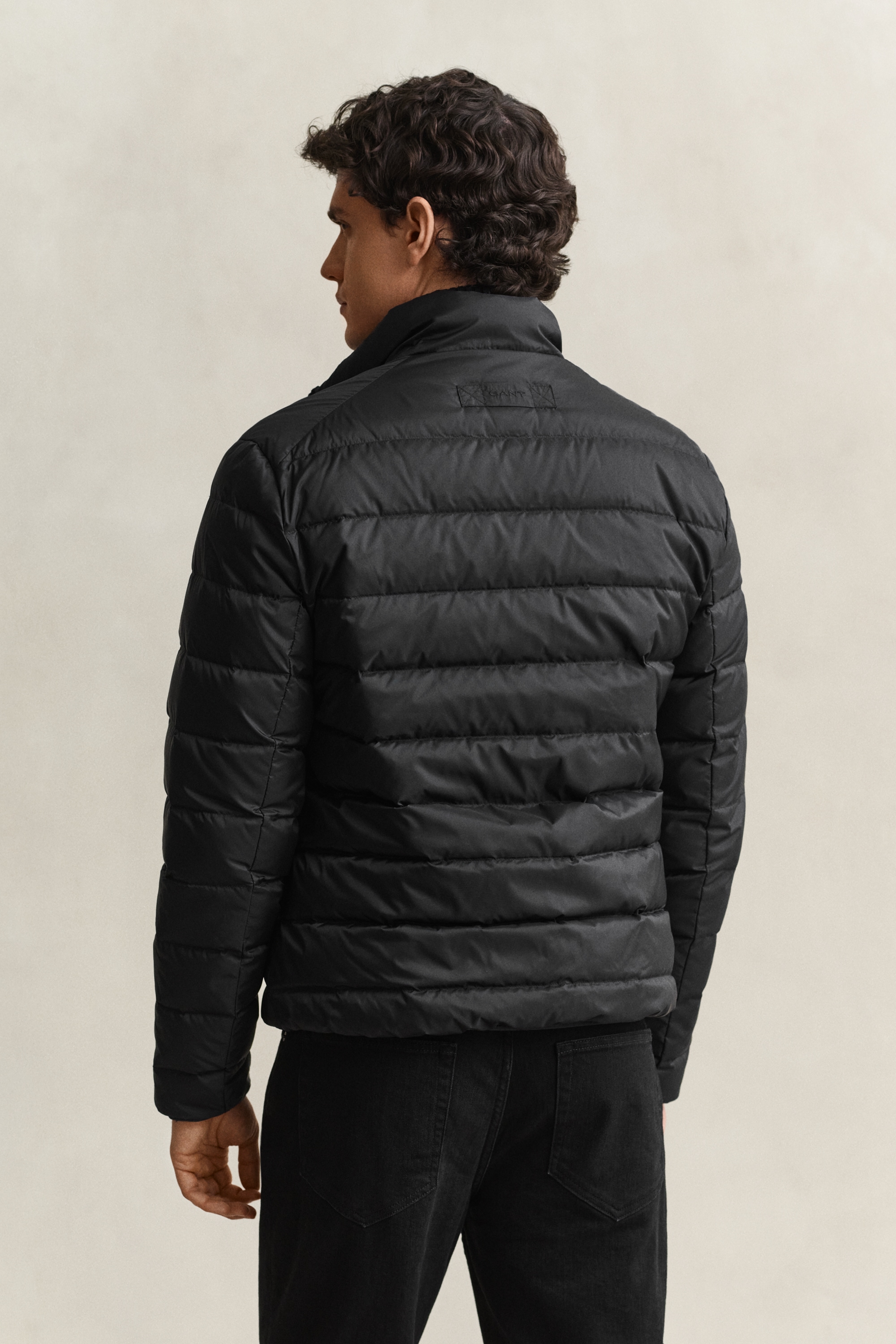 Gant Veste matelassée »LIGHT DOWN JACKET« sans capuche coupe régulière avec col montant