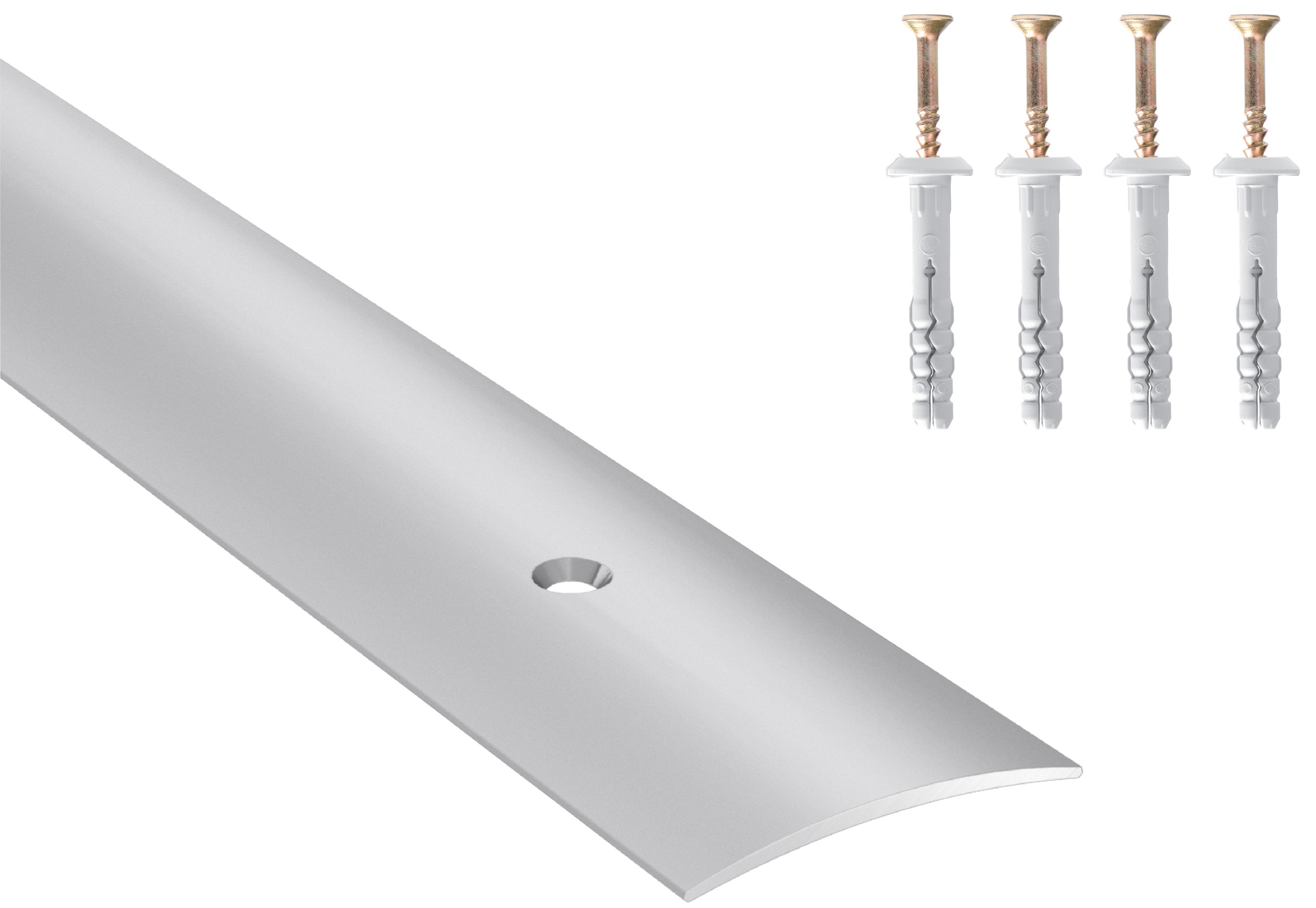 Image of Arbiton Übergangsprofil »PR3 Optik Silberfarben«, (1 St.), matt, 30 mm x 93 cm für Schraubmontage bei Ackermann Versand Schweiz