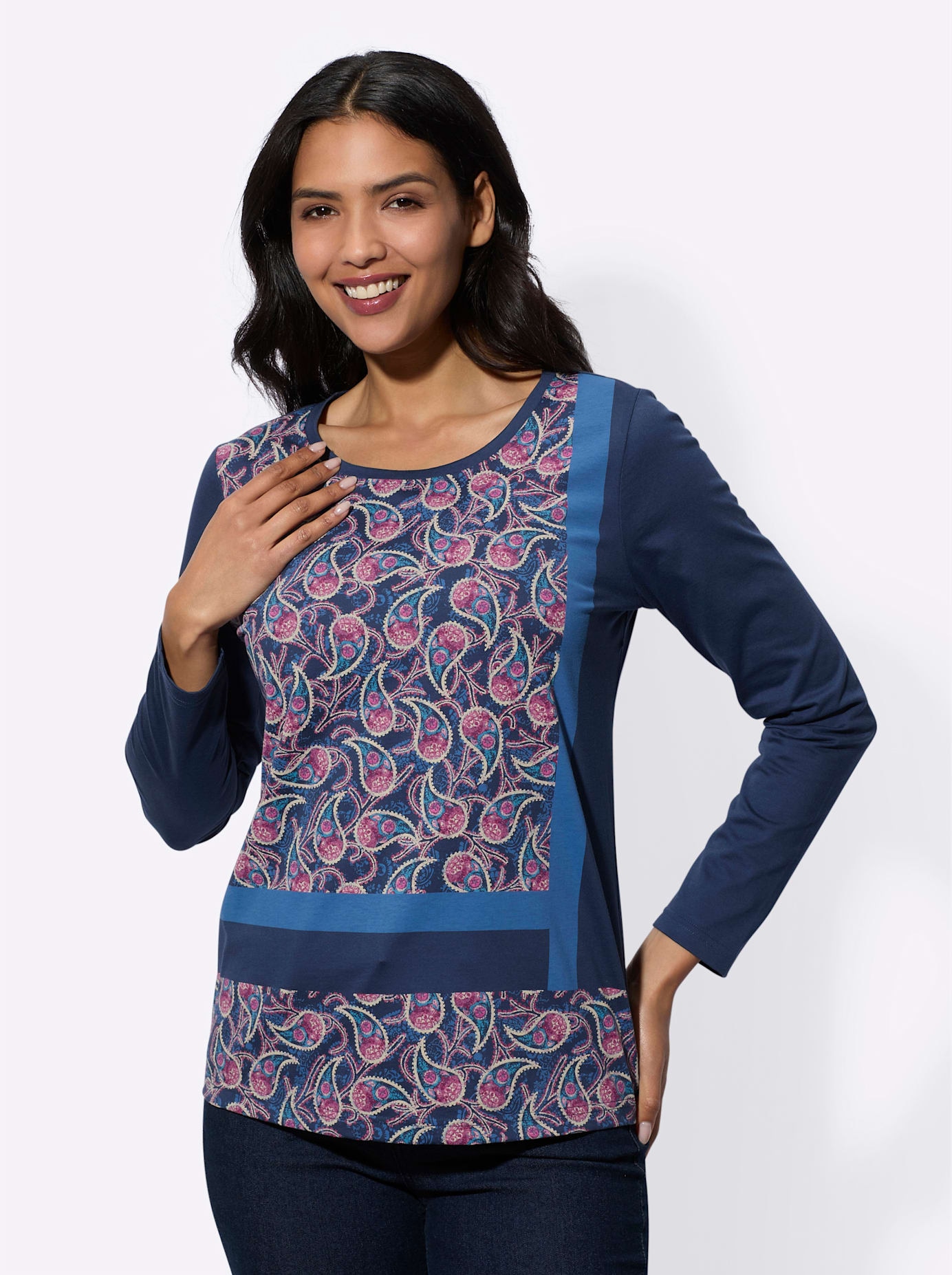 Classic Basics Langarmshirt »Langarm-Shirt«, (1 tlg.)