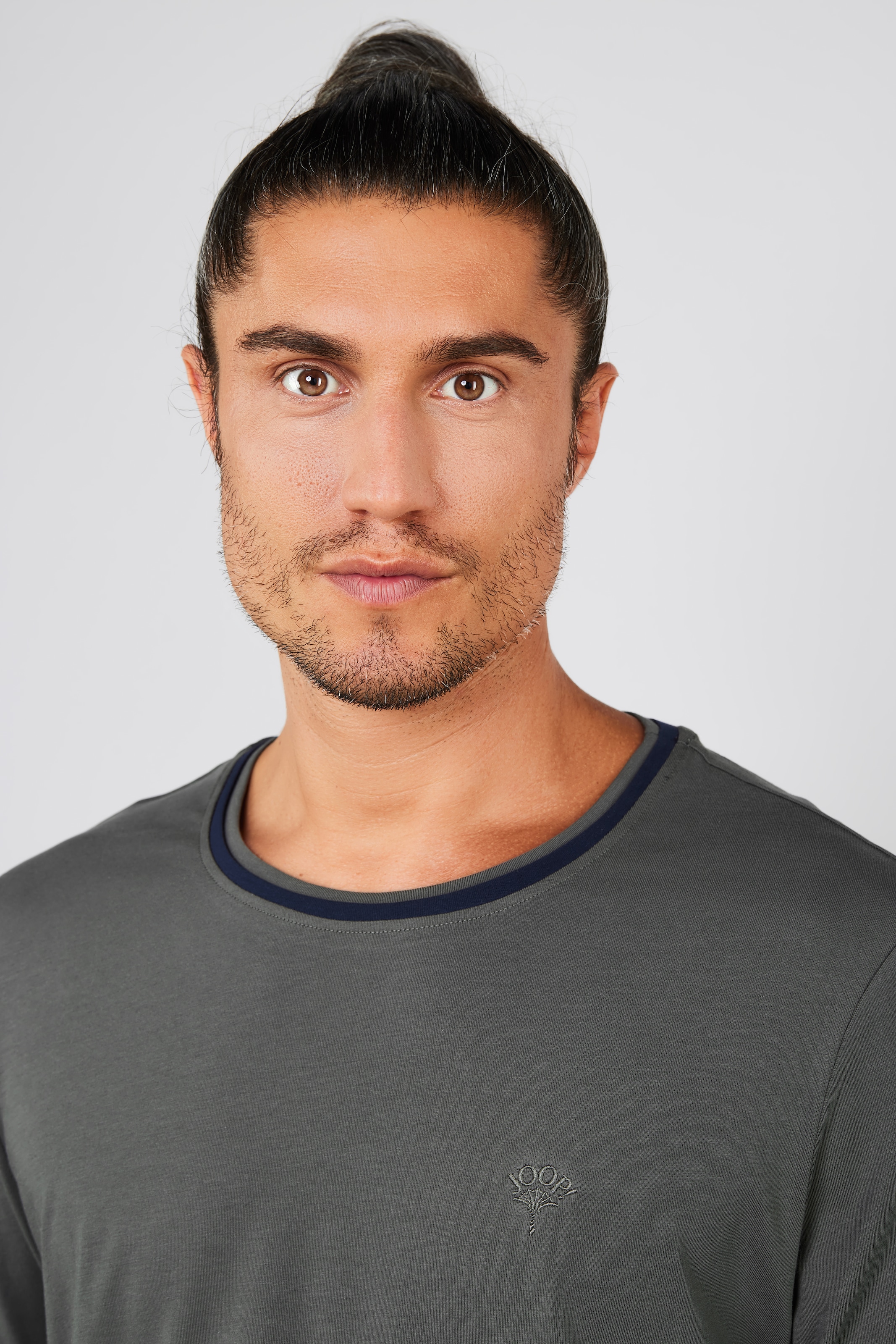 JOOP! Pyjama »Core« 2 tlg. mit Rundhalsausschnitt, Langarm, Cotton-Mix