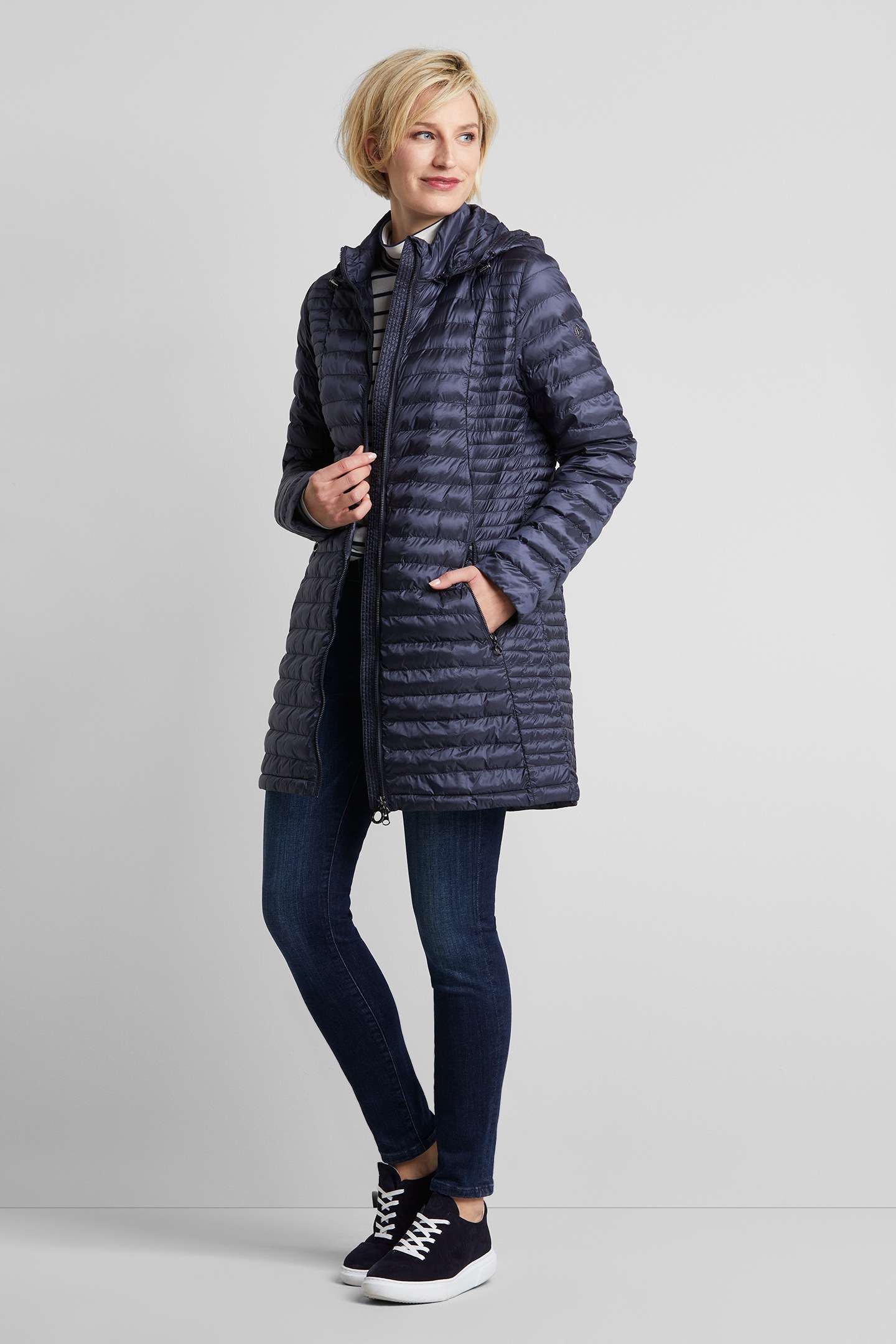 bugatti Parka, mit Kapuze, mit abnehmbarer Kapuze
