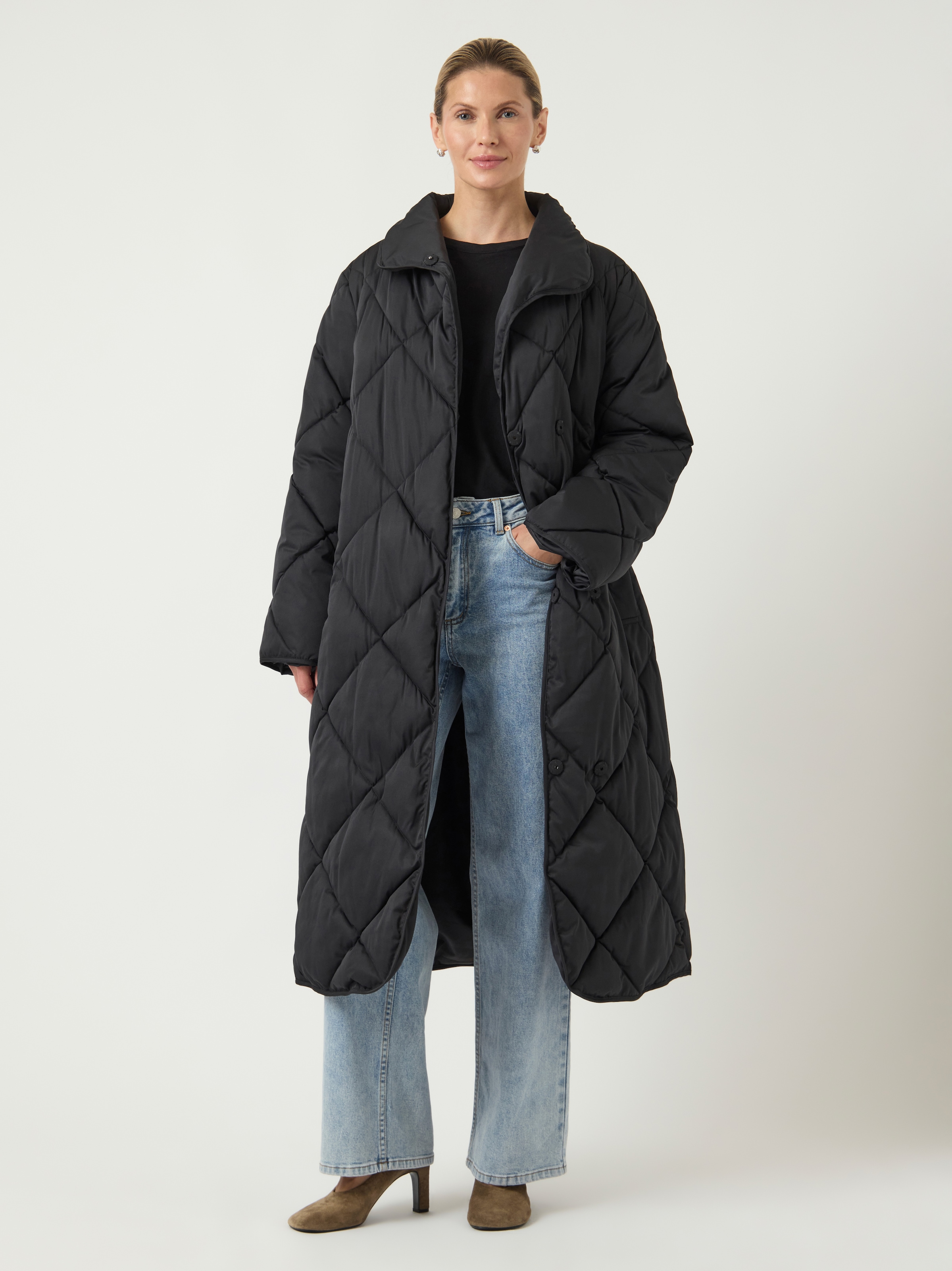 Image of Y.A.S Steppmantel "YASSELURA LS LONG PADDED COAT S. NOOS"