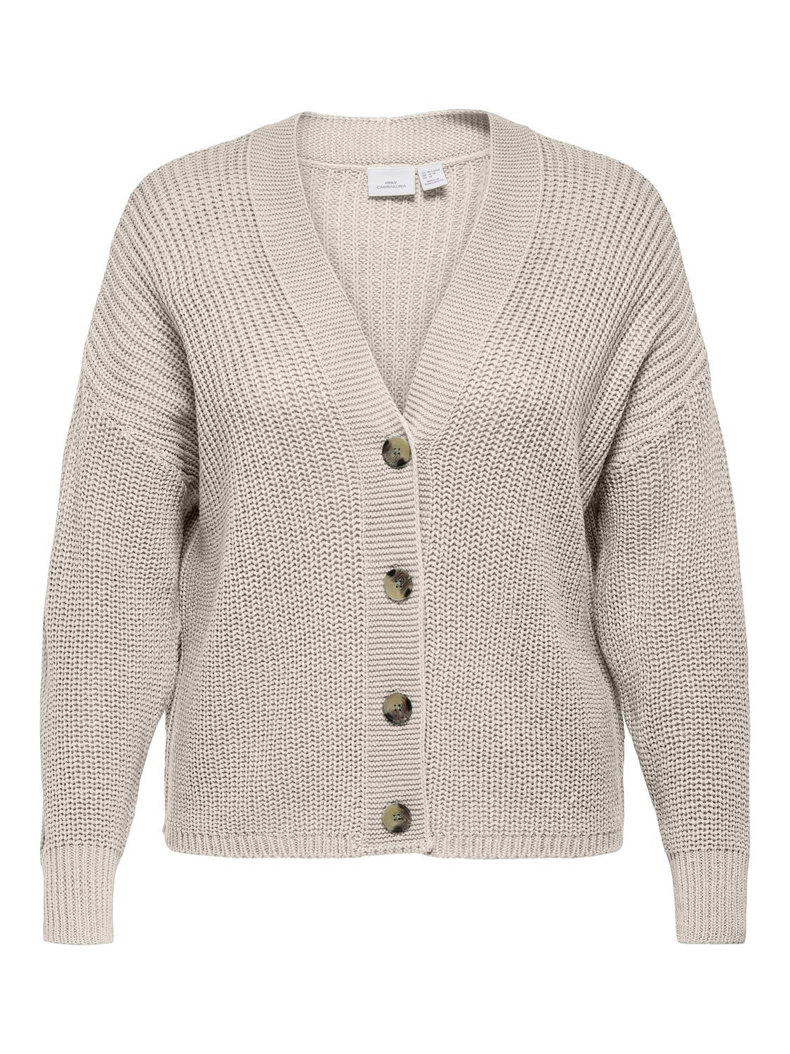 ONLY CARMAKOMA Strickjacke »CARCAROL NICE L/S CARDIGAN KNT NOOS«
