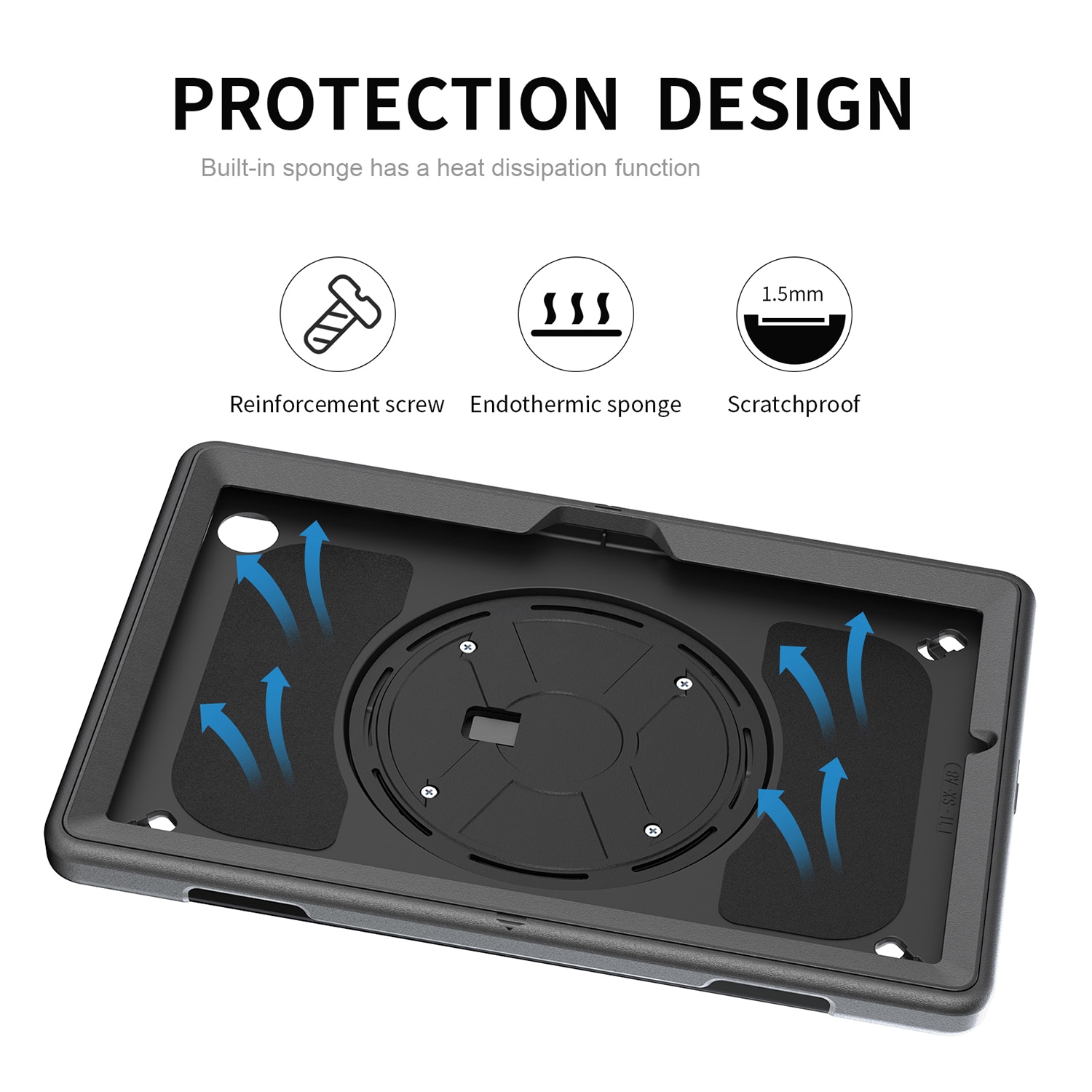 4smarts Backcover »Rugged Case Grip - iPad 10.9 (2022 10Gen)«