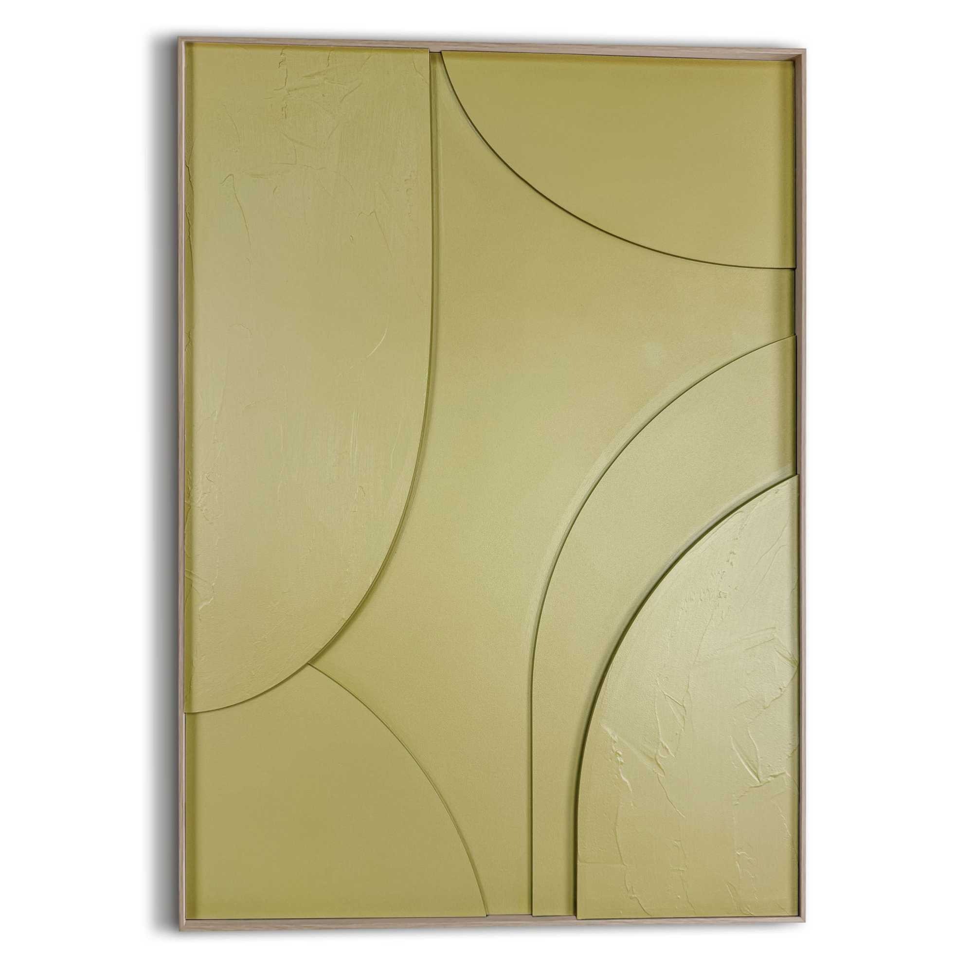 Image of Reinders Wandbild "Terrace vintage green" Home Office - Grün - MDF - Abstrakt - 50x70 cm