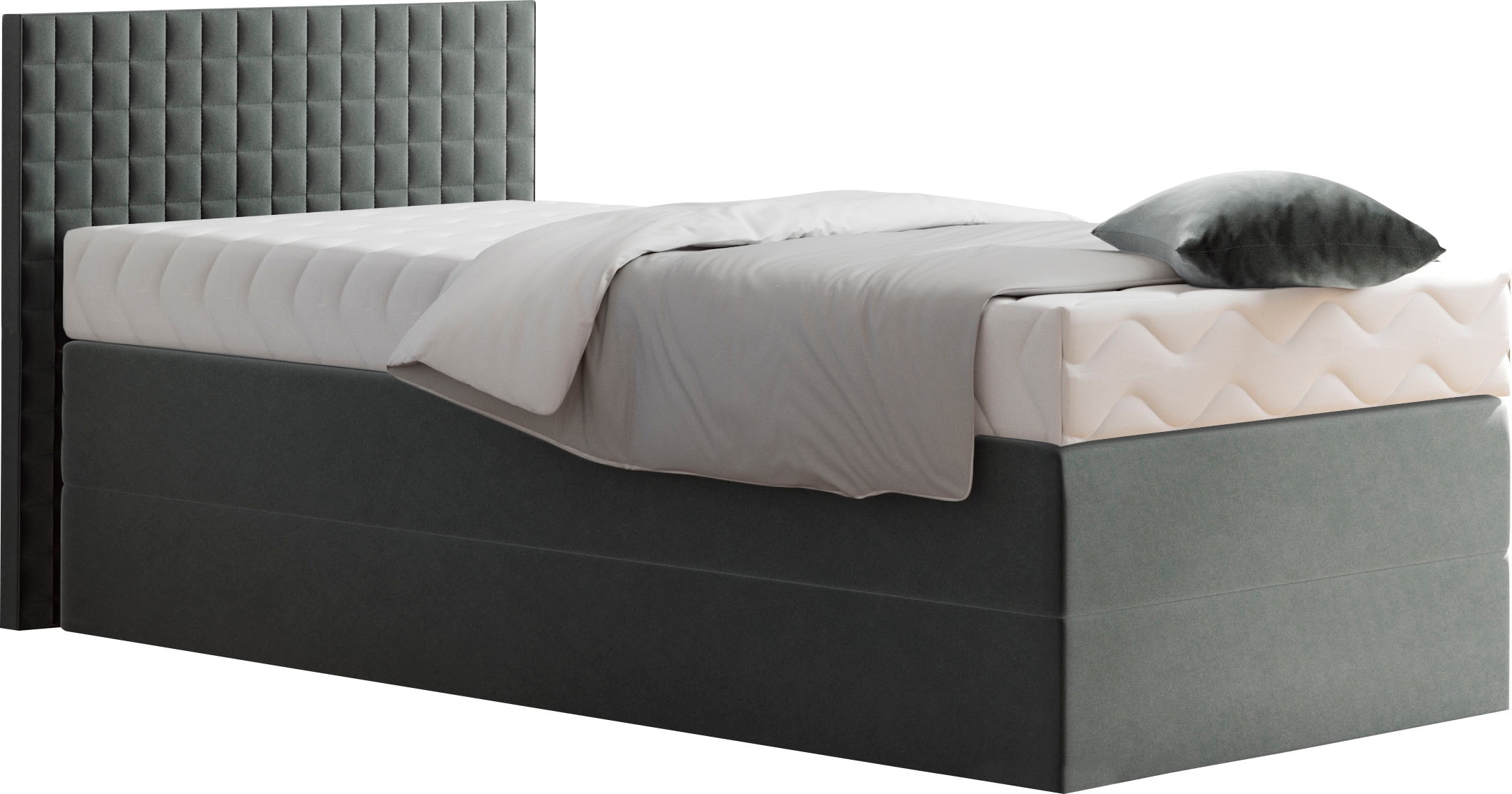 Westfalia Schlafkomfort Boxspringbett mit Zierkissen, wahlweise mit Topper