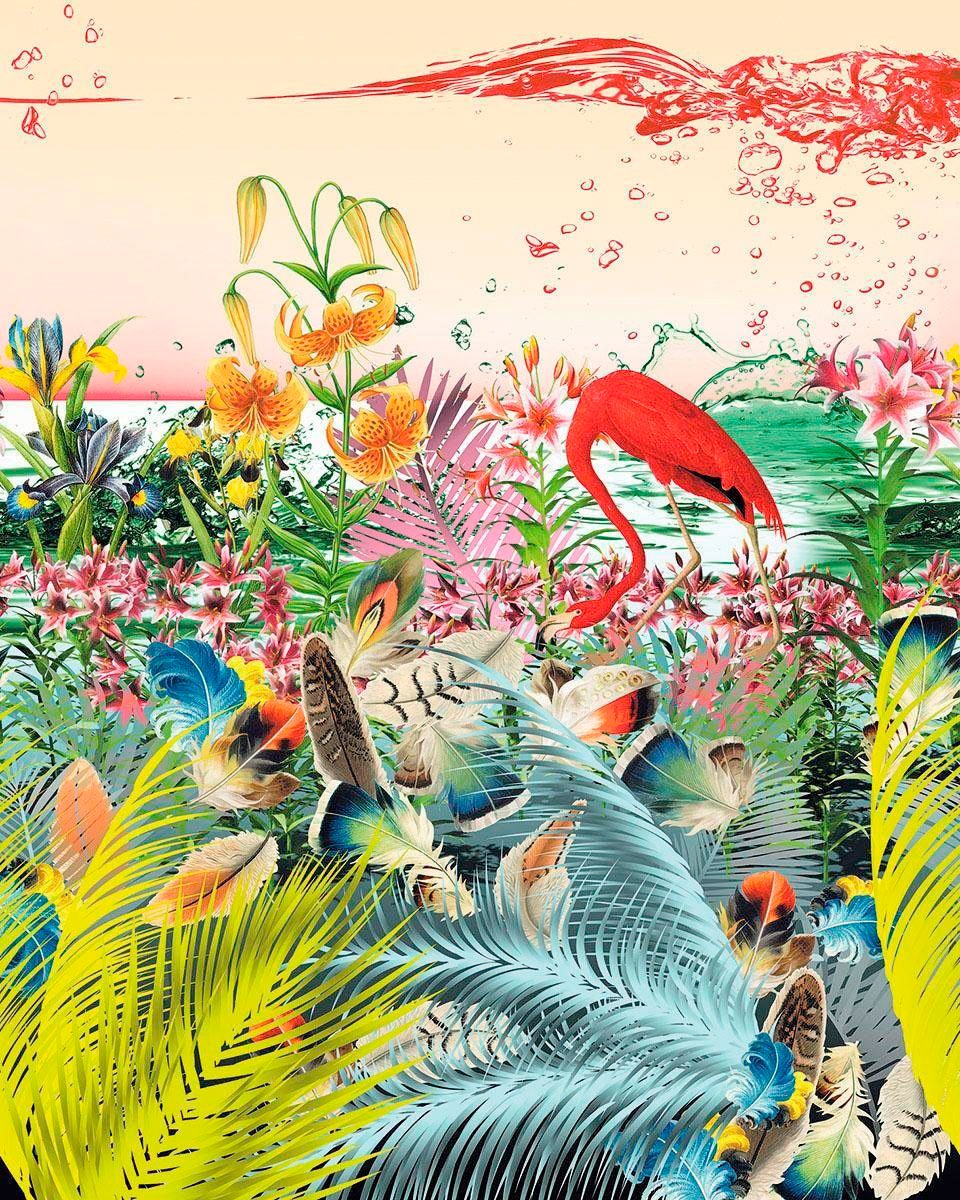 Image of Komar Vliestapete "Digitaldruck Vlies - Fantasia - Grösse 200 x 250 cm" bedruckt glatt Wohnzimmer, Schlafzimmer