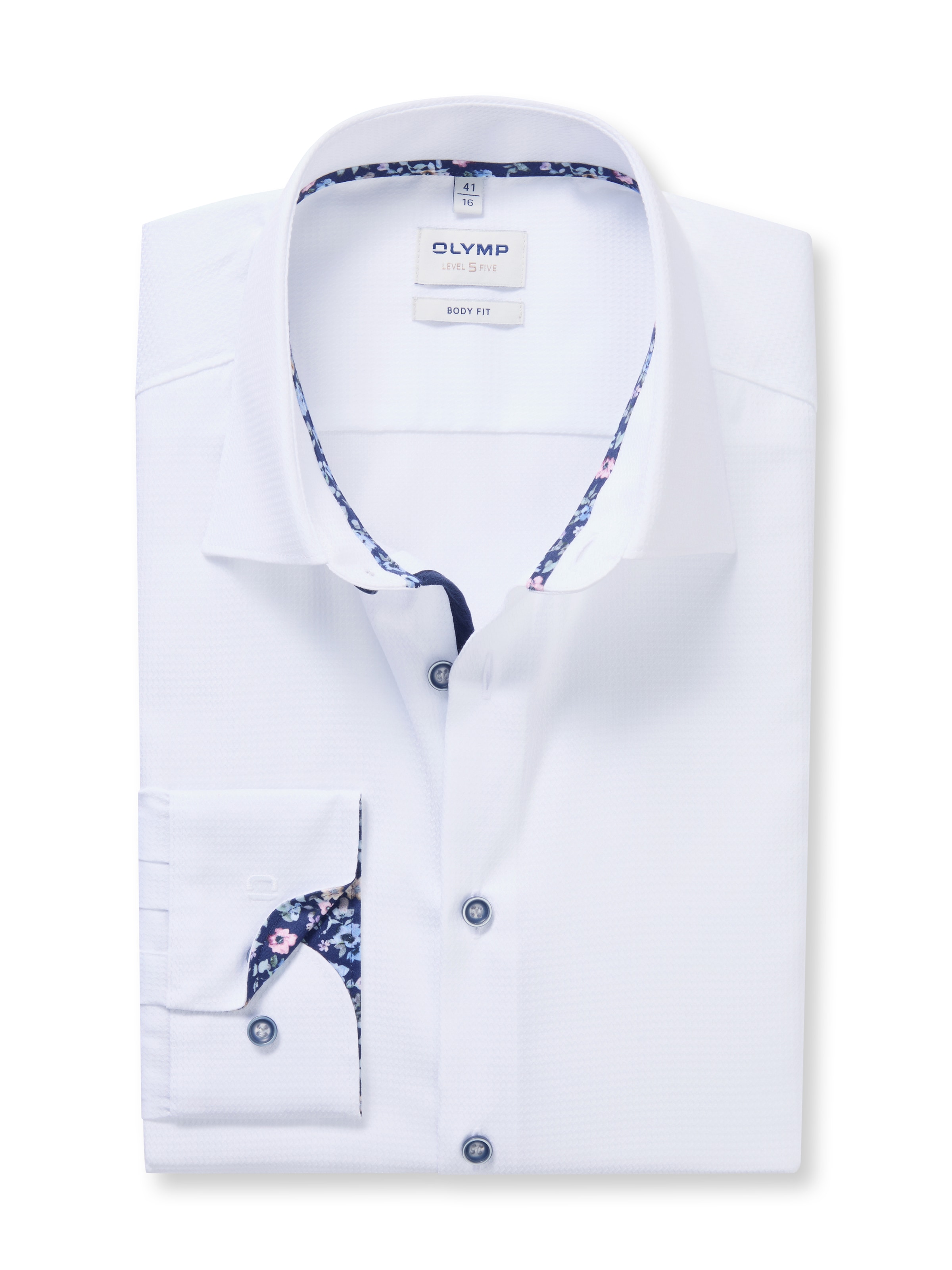 OLYMP Chemise à manches longues »Level Five« Businesshemd, body fit, Kentkragen