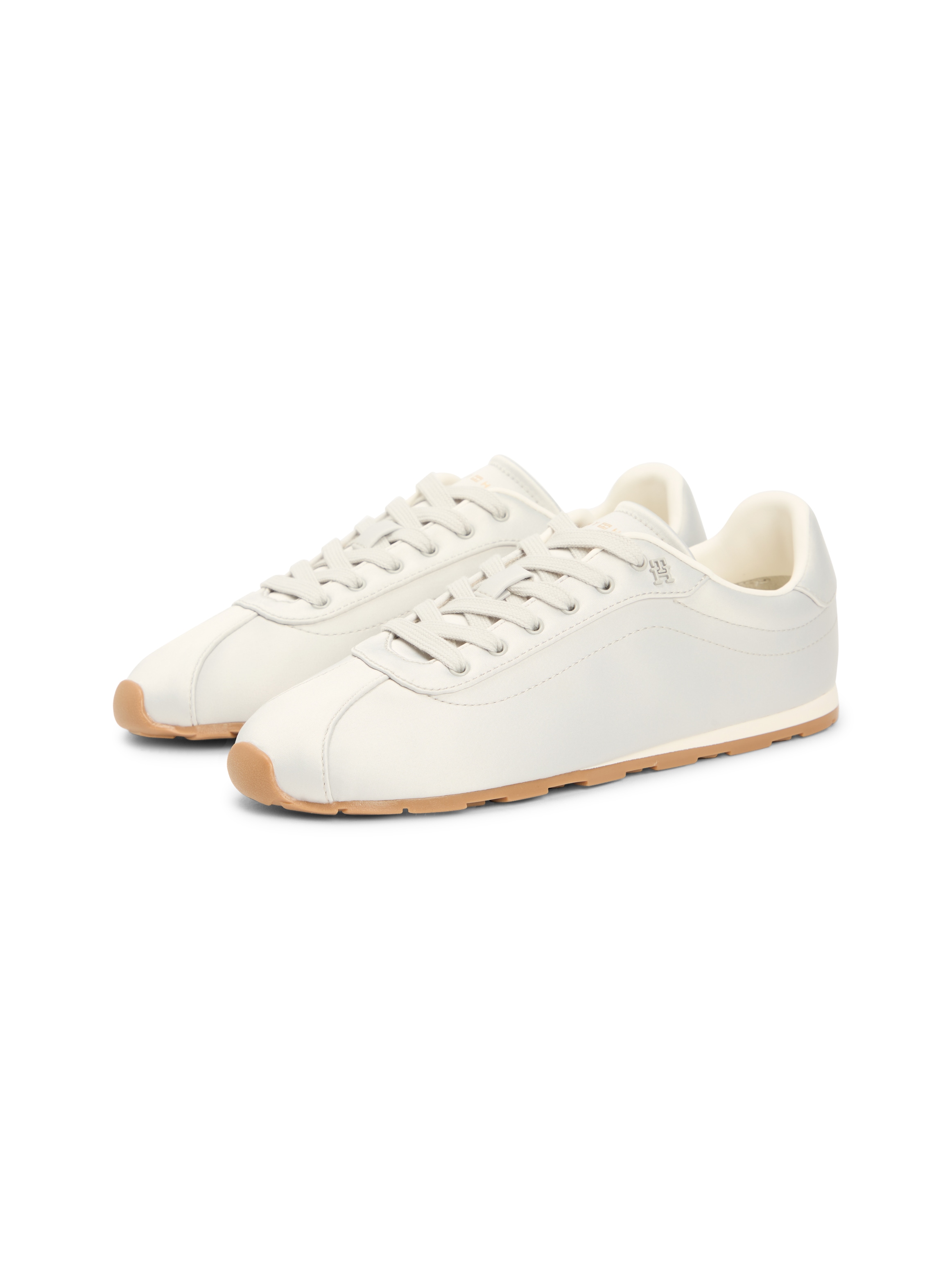 Image of Tommy Hilfiger Sneaker "TH BELLA LOW RUNNER SATIN" Freizeitschuh, Halbschuh, Schnürer mit seitlichem TH-Logo