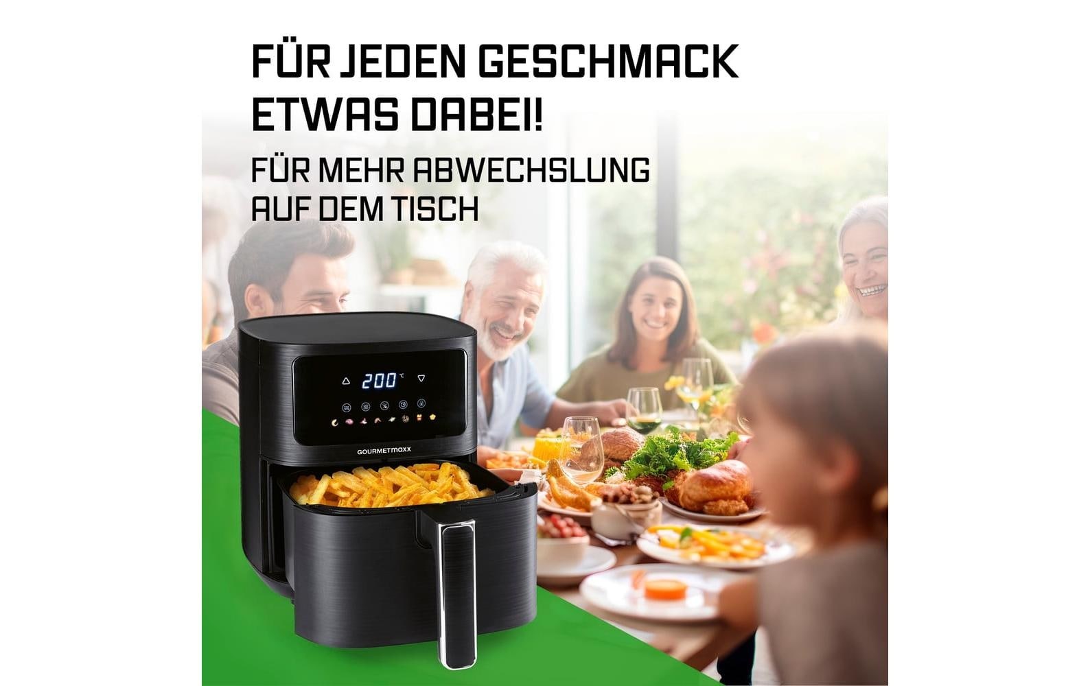 GOURMETmaxx Heissluftfritteuse »AirGenius S 4,5 l«, 1500 W