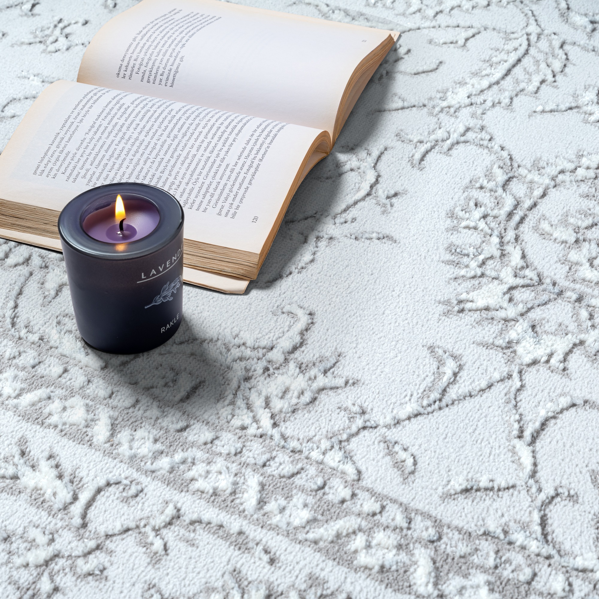 Sanat Teppich »Harmony 3221, auch als Läufer und rund« rechteckig 12 mm Höhe Wohnzimmer, Kurzflor, modern,  Orient Optik, Schlafzimmer