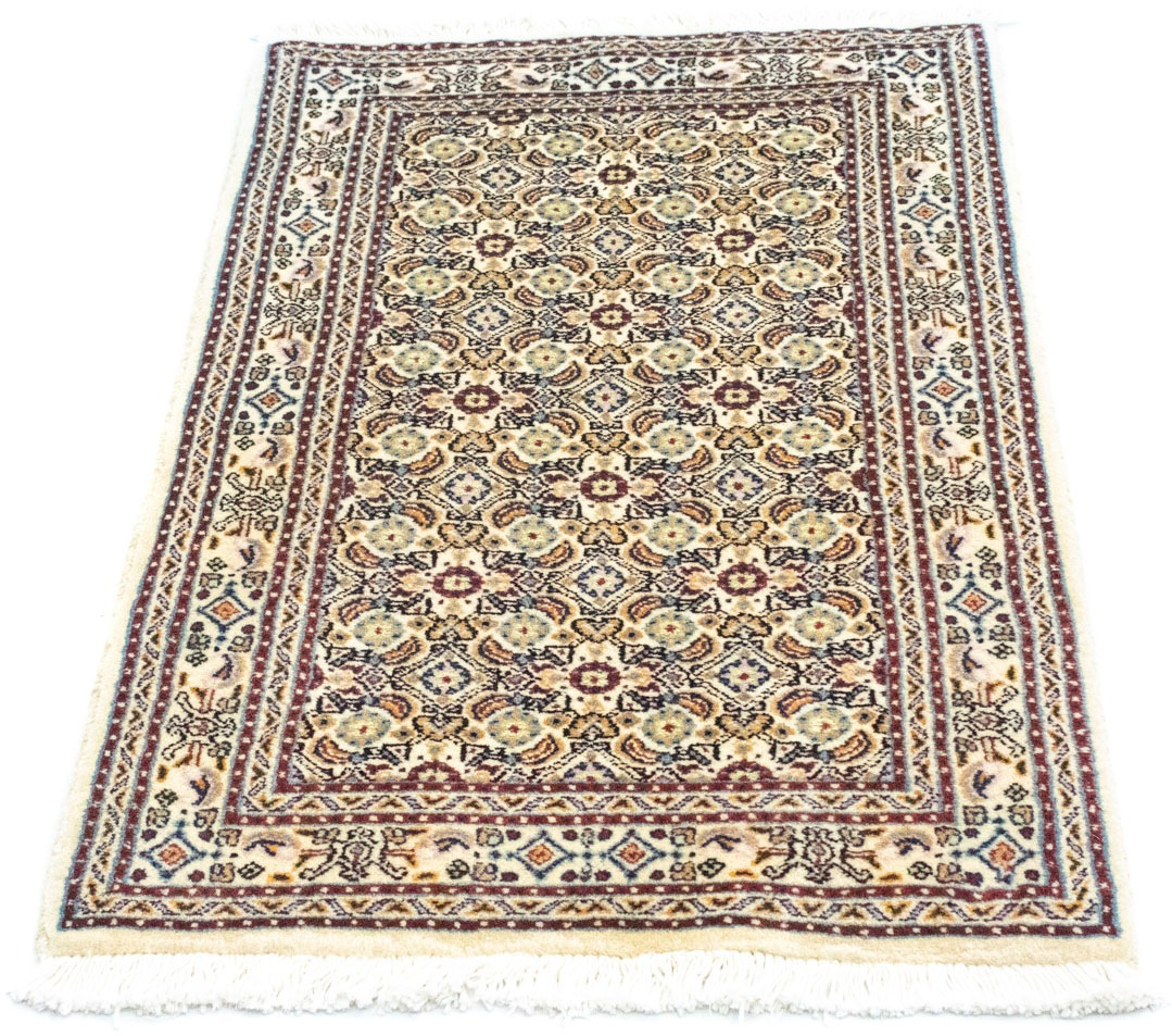 Image of morgenland Teppich »Moud Teppich handgeknüpft beige«, rechteckig, 8 mm Höhe bei Ackermann Versand Schweiz