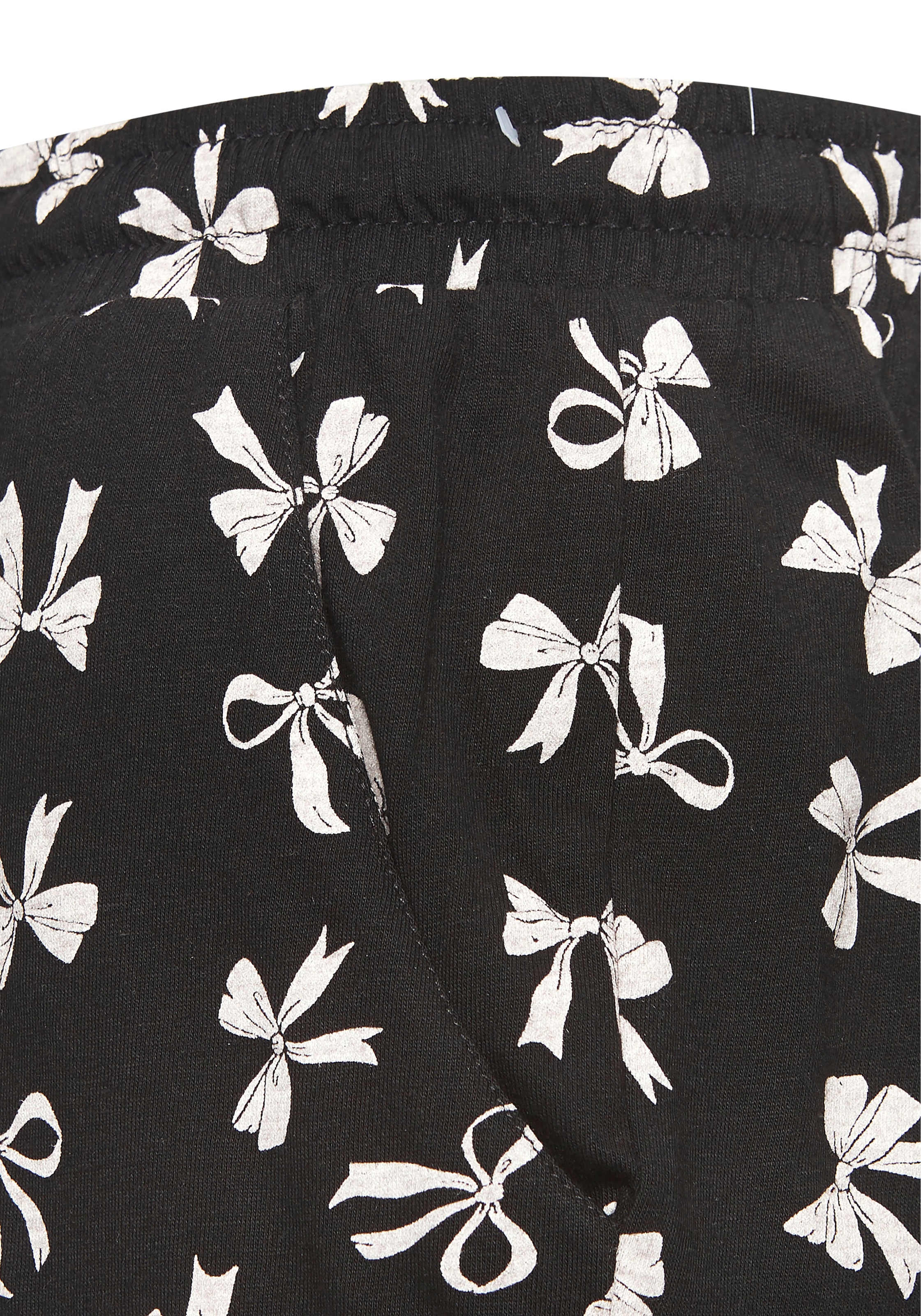 Vivance Dreams Pyjama Set, 2 Stk. tlg., Mit süssem Schleifenmuster