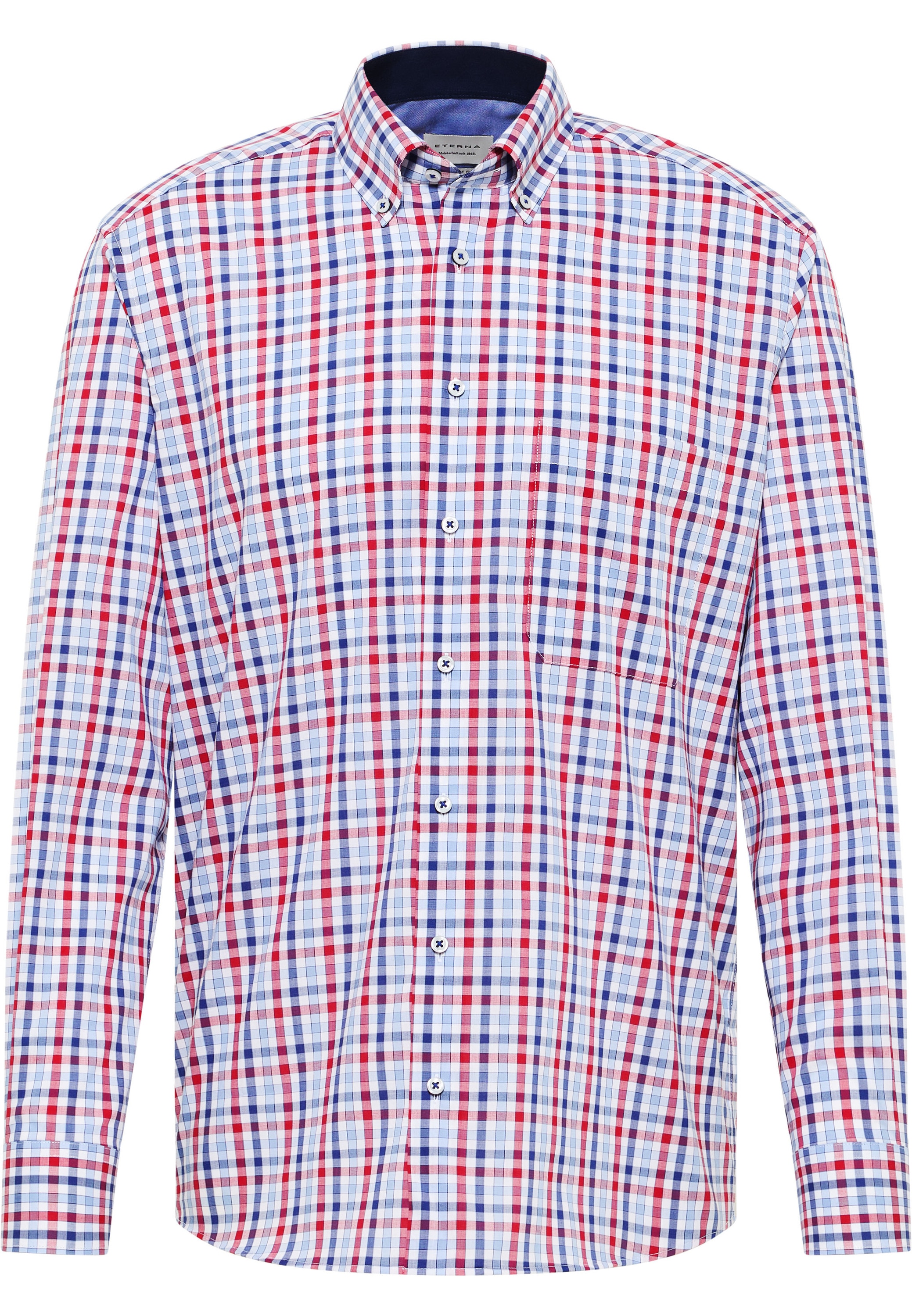 Eterna Langarmhemd »COMFORT FIT« NON IRON (bügelfrei)