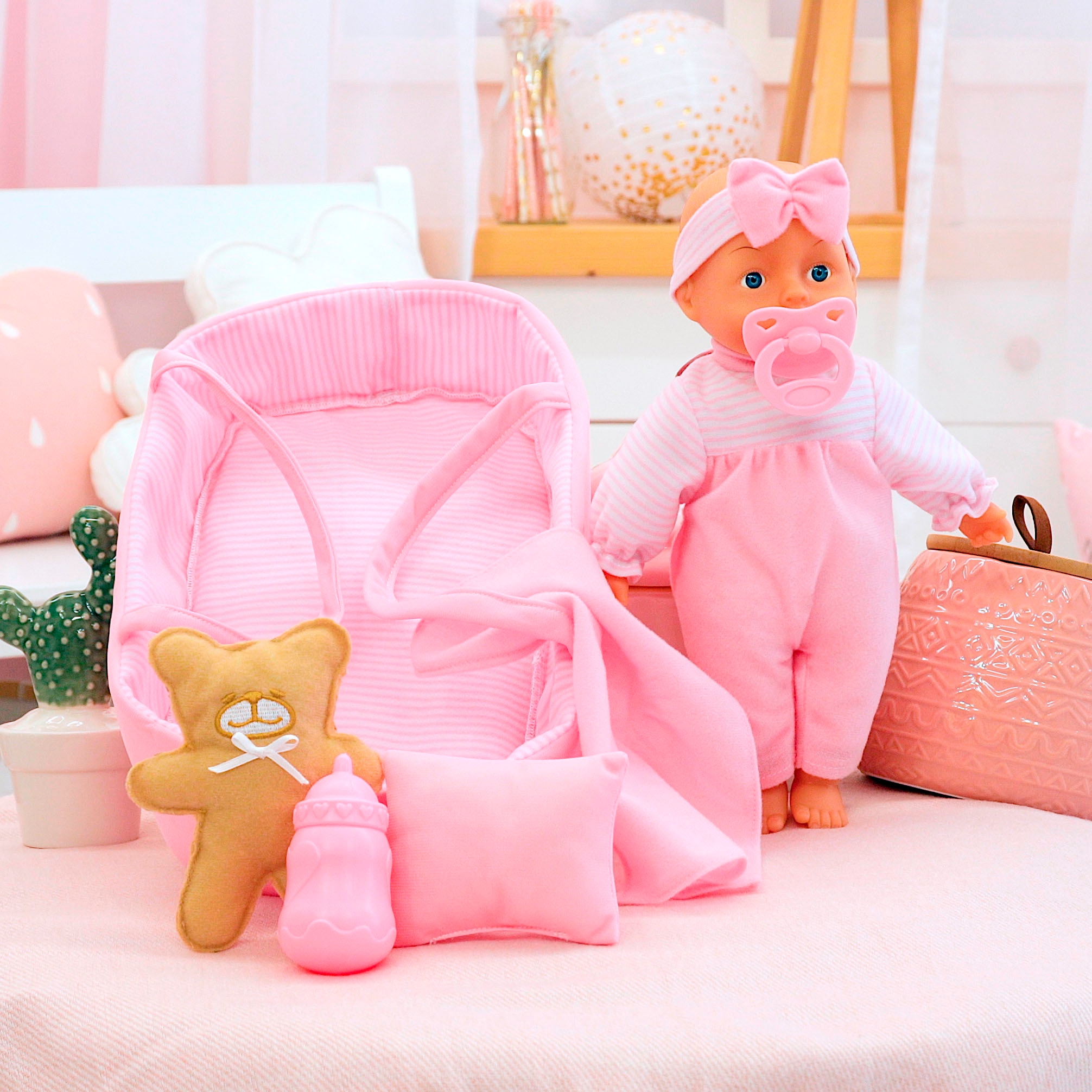 Bayer Babypuppe »Cozy  28cm« mit Zubehör