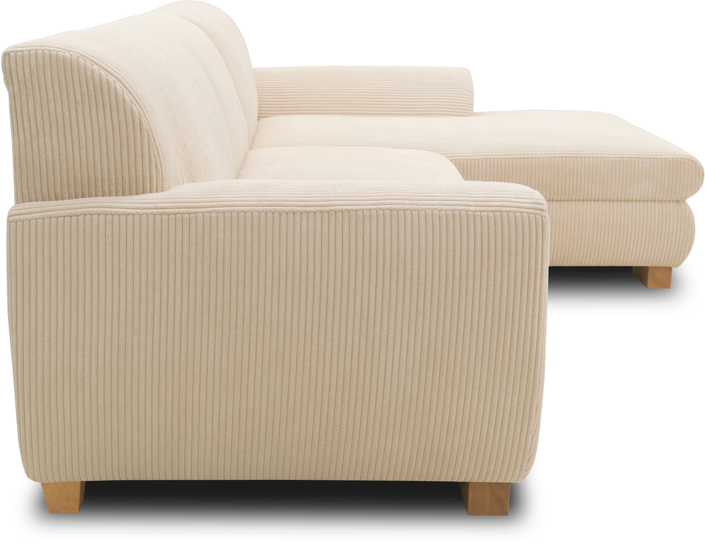 Home affaire Ecksofa »Nika L-Form«, wahlweise mit Bettfunktion, auch in Cord