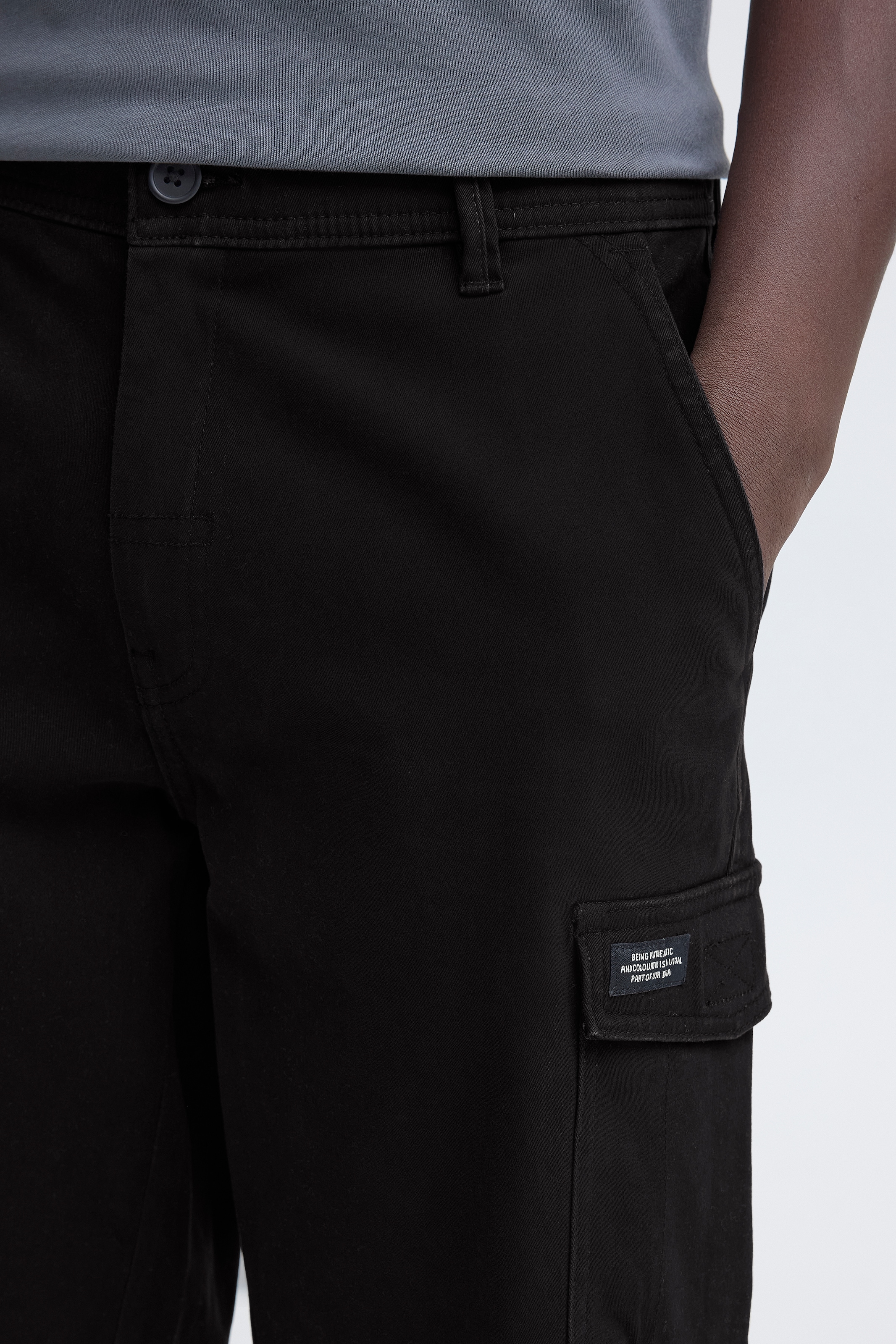 Blend Shorts »BHMASON SLIM/REG CARGO SHORTS«  mit Markenlabel, aus Baumwollmischung, Regular Fit, elastisch