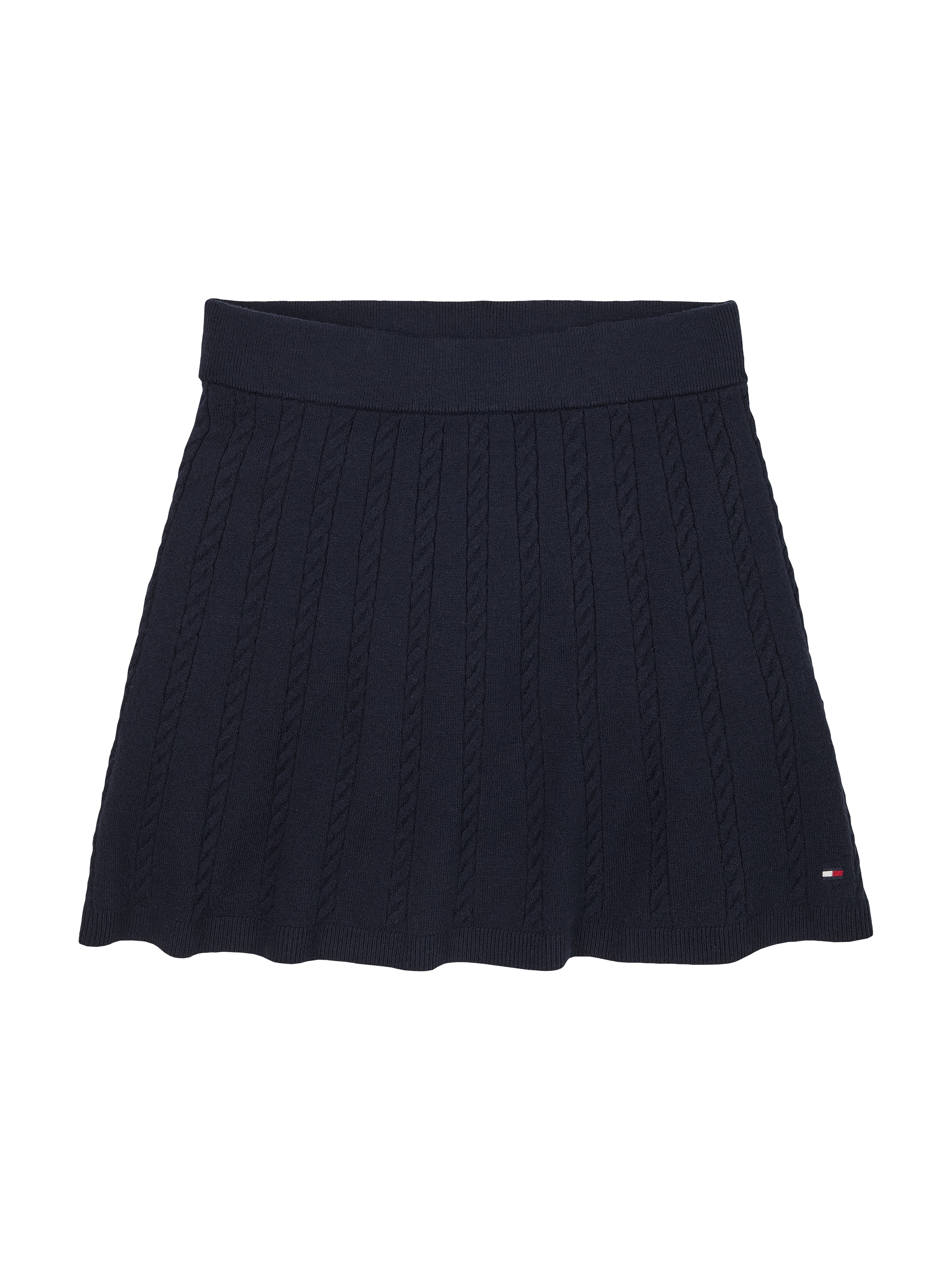 Tommy Hilfiger Strickrock »MINI CABLE SKIRT«, mit kleinem Zopfmuster