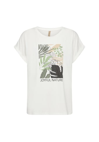 Kurzarmshirt »SC-MARICA FP 281«, T-Shirt mit floralem Frontprint