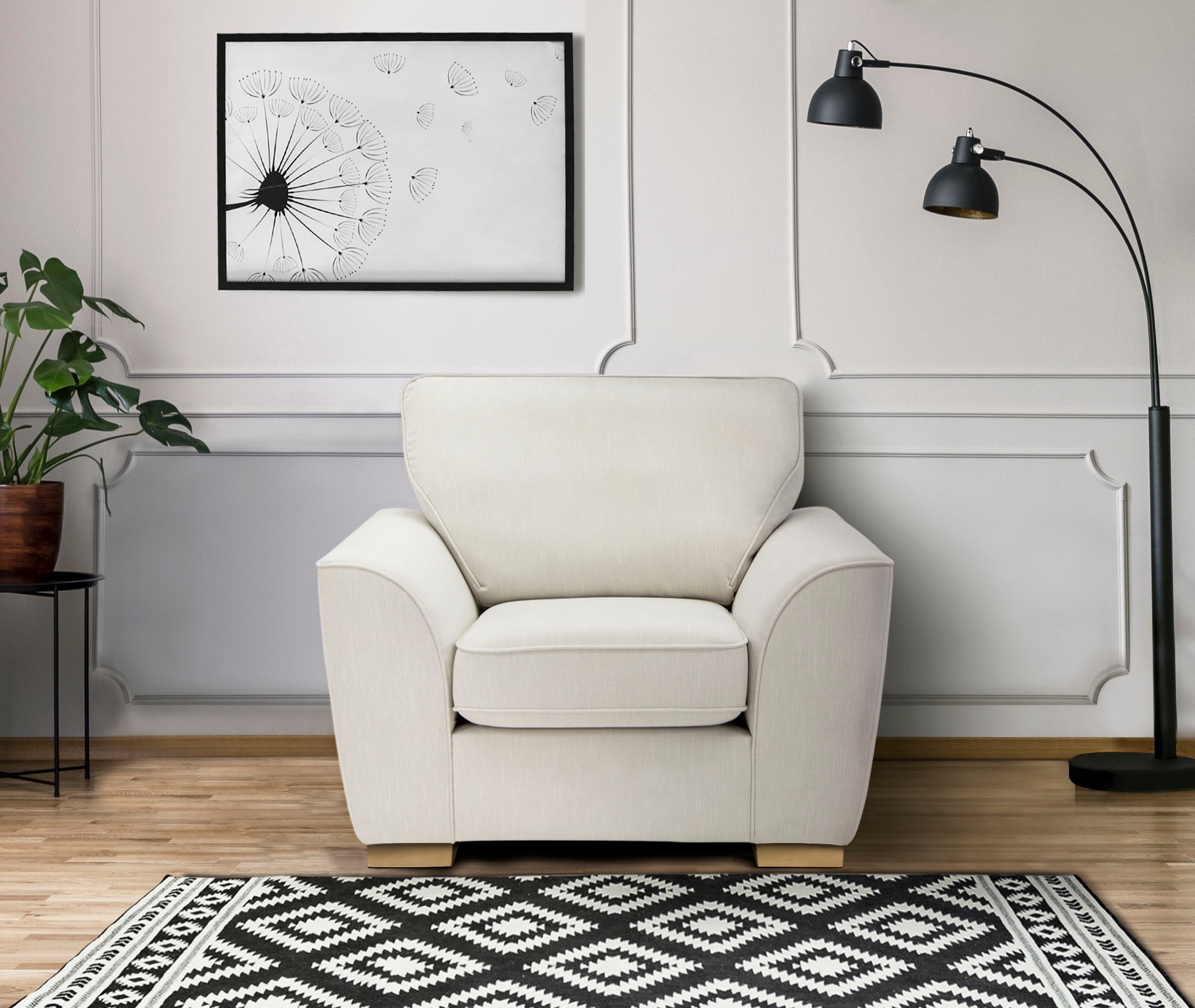 Image of DELAVITA Sessel »Savoy«, gemütlicher Sessel,k in 2 Bezugsqualitäten bei Ackermann Versand Schweiz