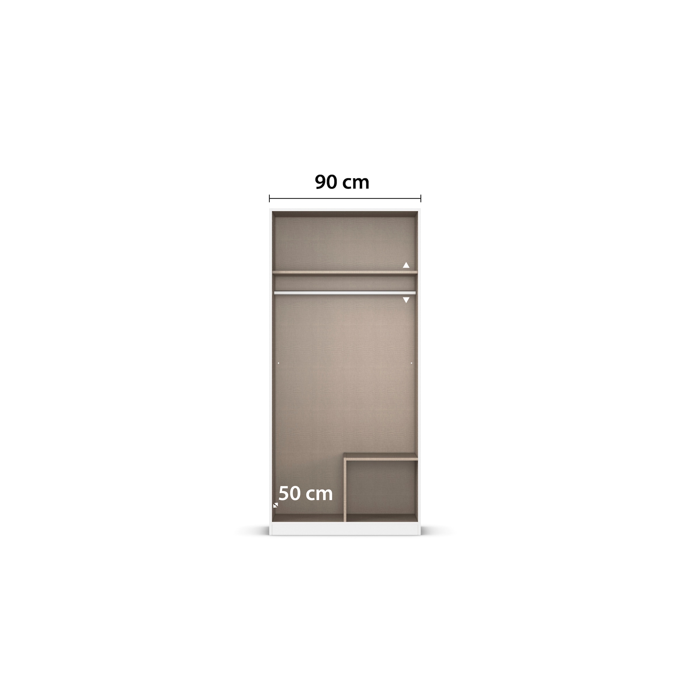 rauch Kleiderschrank »Drehtürenschrank Schrank Garderobe Ankleide Schlafzimmer LAGOA« 3 verschiedene Ausstattungen BASIC/CLASSIC/PREMIUM (inkl. SOFT-CLOSE),  geräumige Schubladen, 3 Breiten, optional mit Aufsatz MADE IN GERMANY