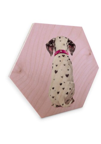 Holzbild »Dalmatiner Holzbild Hunde Bilder«, Tiere, (1 St.)