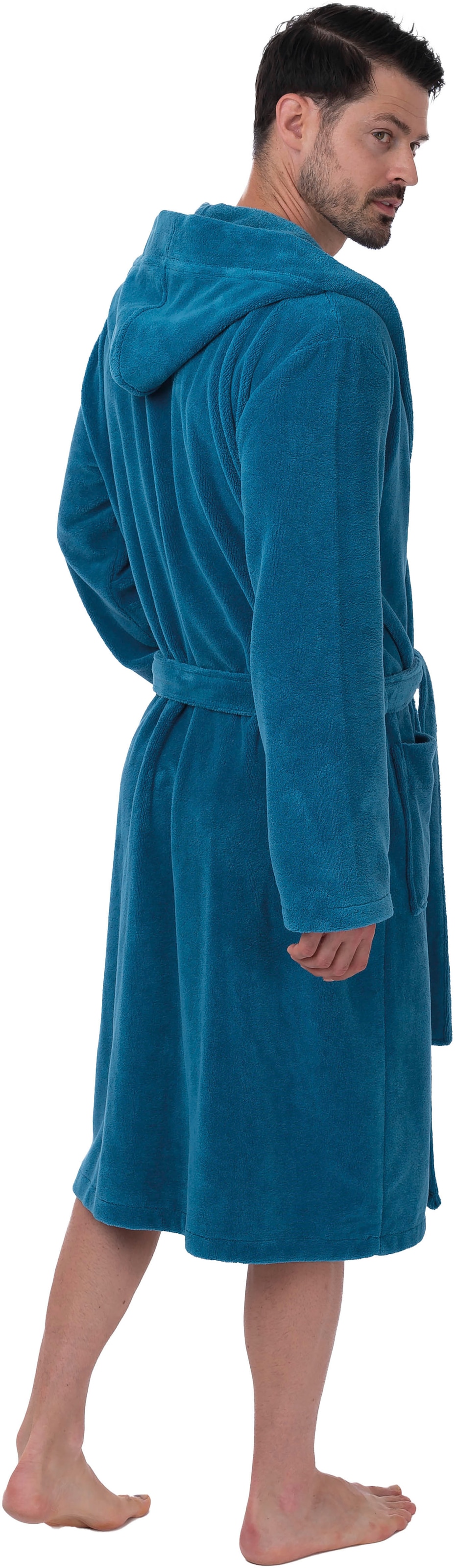 Image of Wewo fashion Herrenbademantel "1106" 1 Stk. kuschelig leicht