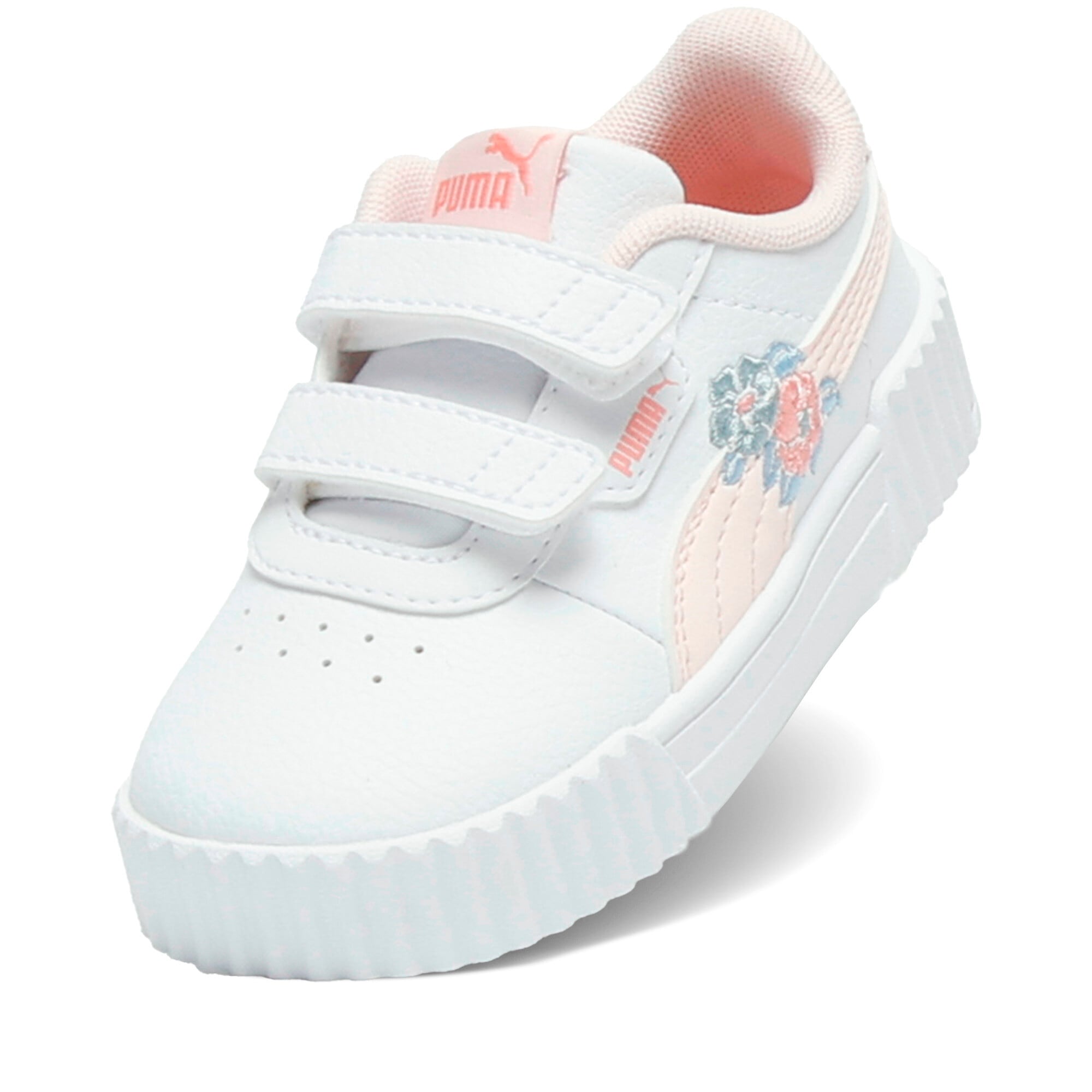 PUMA Sneakers »CARINA 3.0 FLORAL V INF«  mit Klettverschluss, mit Gummilaufsohle, Obermaterial aus Synthetik