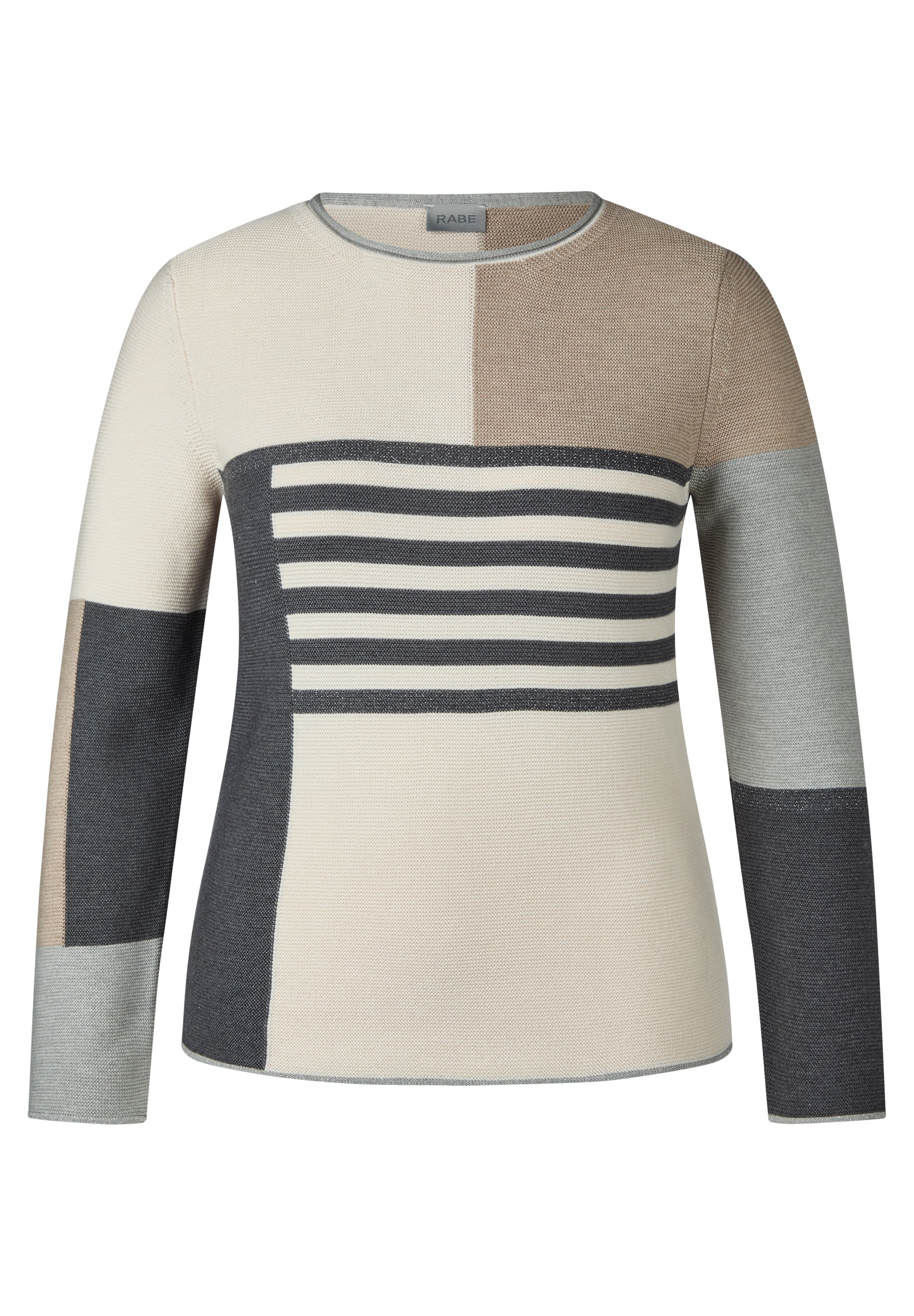Rabe Pull en tricot im Colorblocking-Look