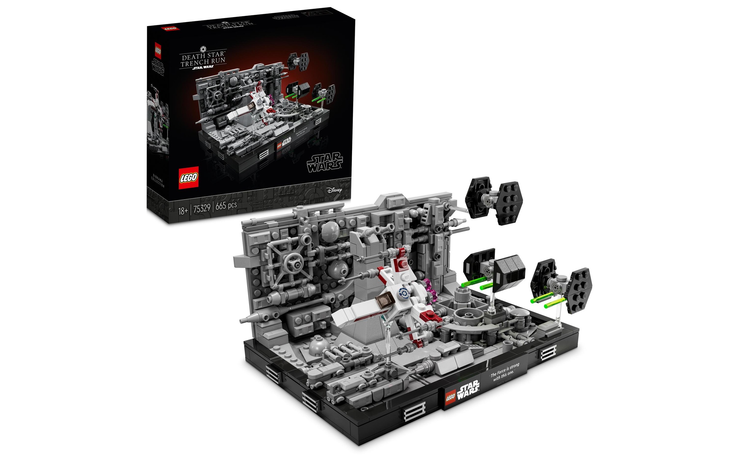LEGO® Konstruktionsspielsteine »Wars Death Star Trench«, (665 St.)