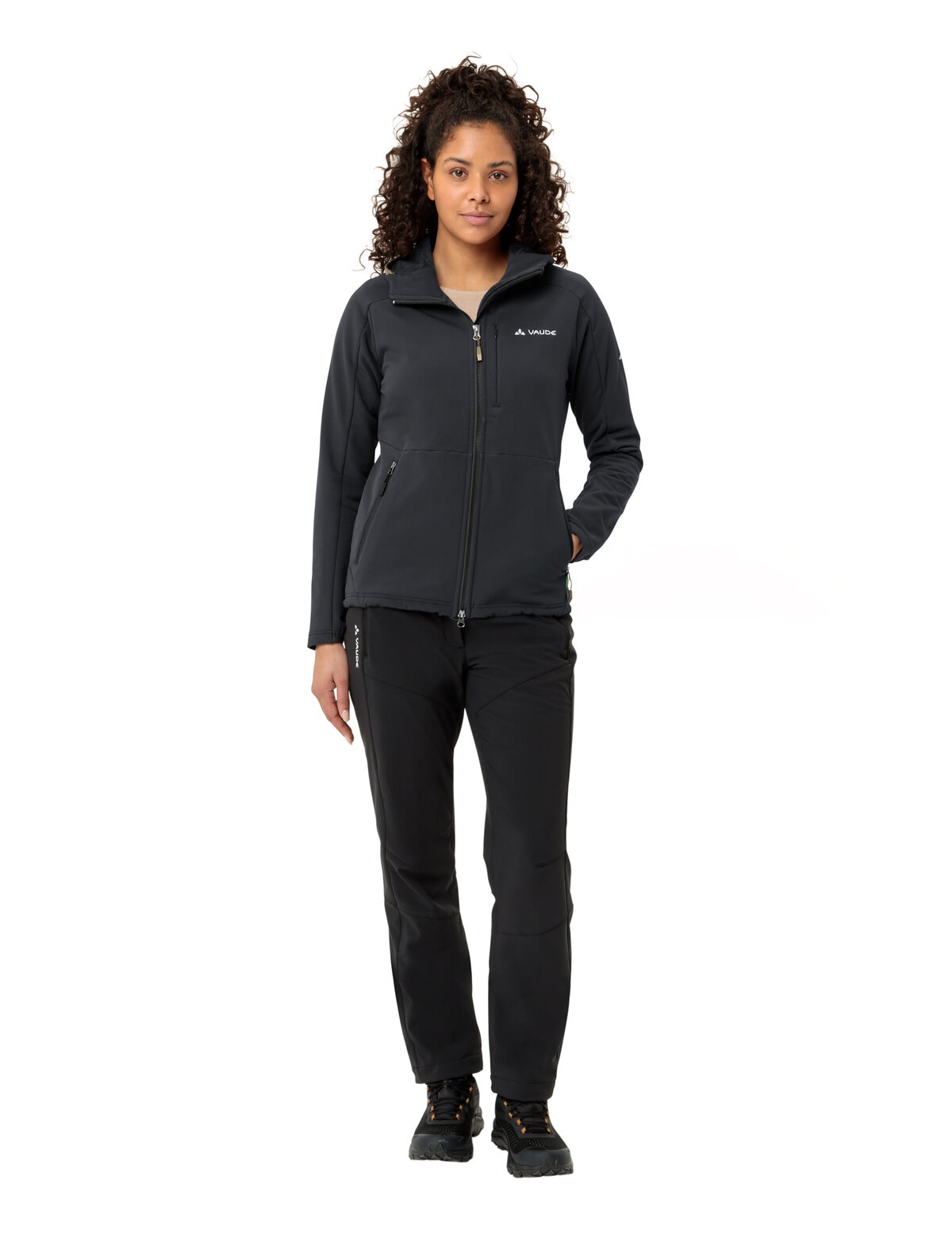 VAUDE Veste à capuche en polaire »WOMEN'S ELOPE STORMFLEECE HOODY« Style sportif, intérieur douillet et chaud, avec capuche