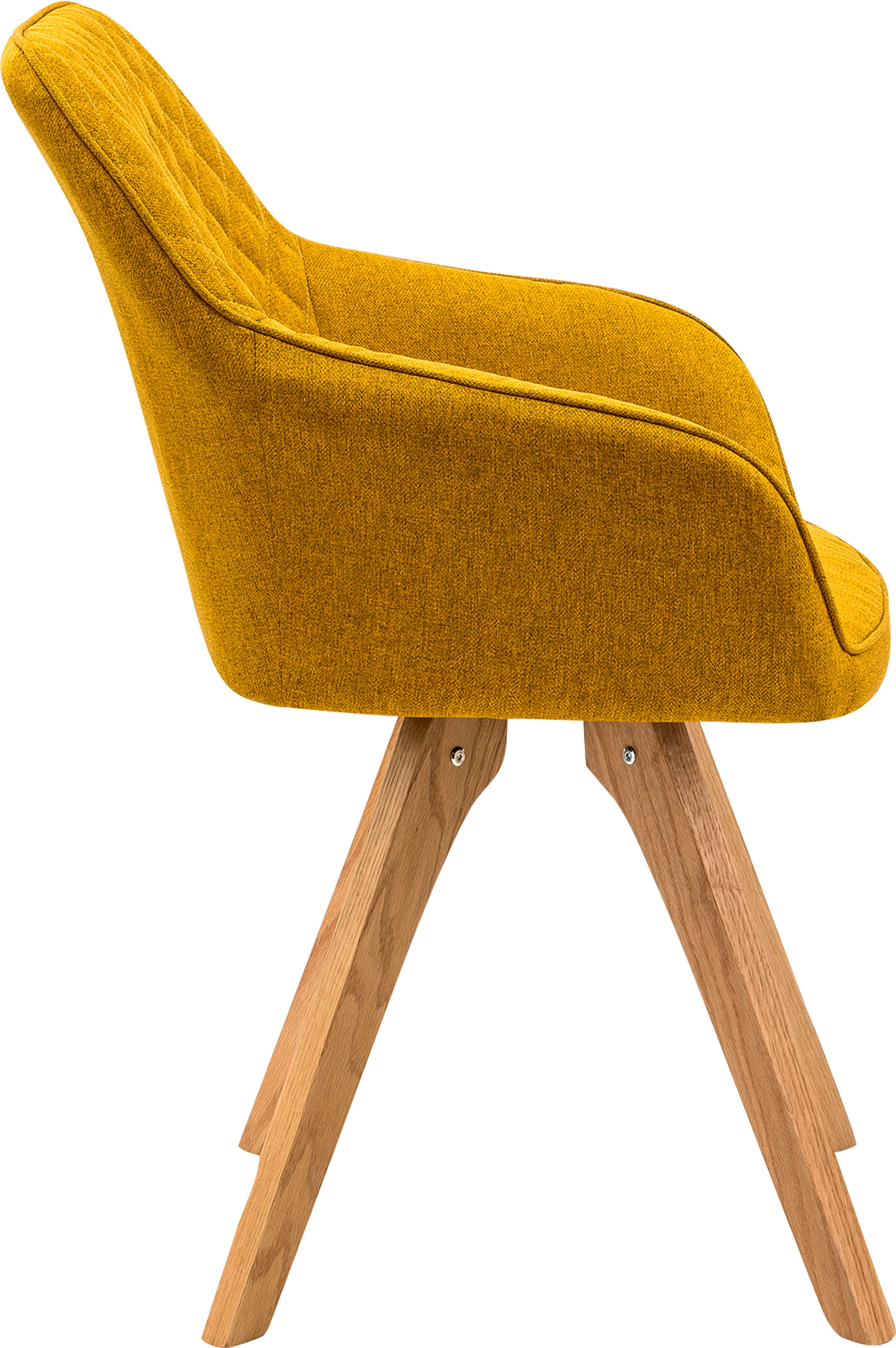 SalesFever Essgruppe, (Set, 5 tlg.), bestehend aus 4 modernen Polsterstühlen und einem 180 cm breitem Tisch