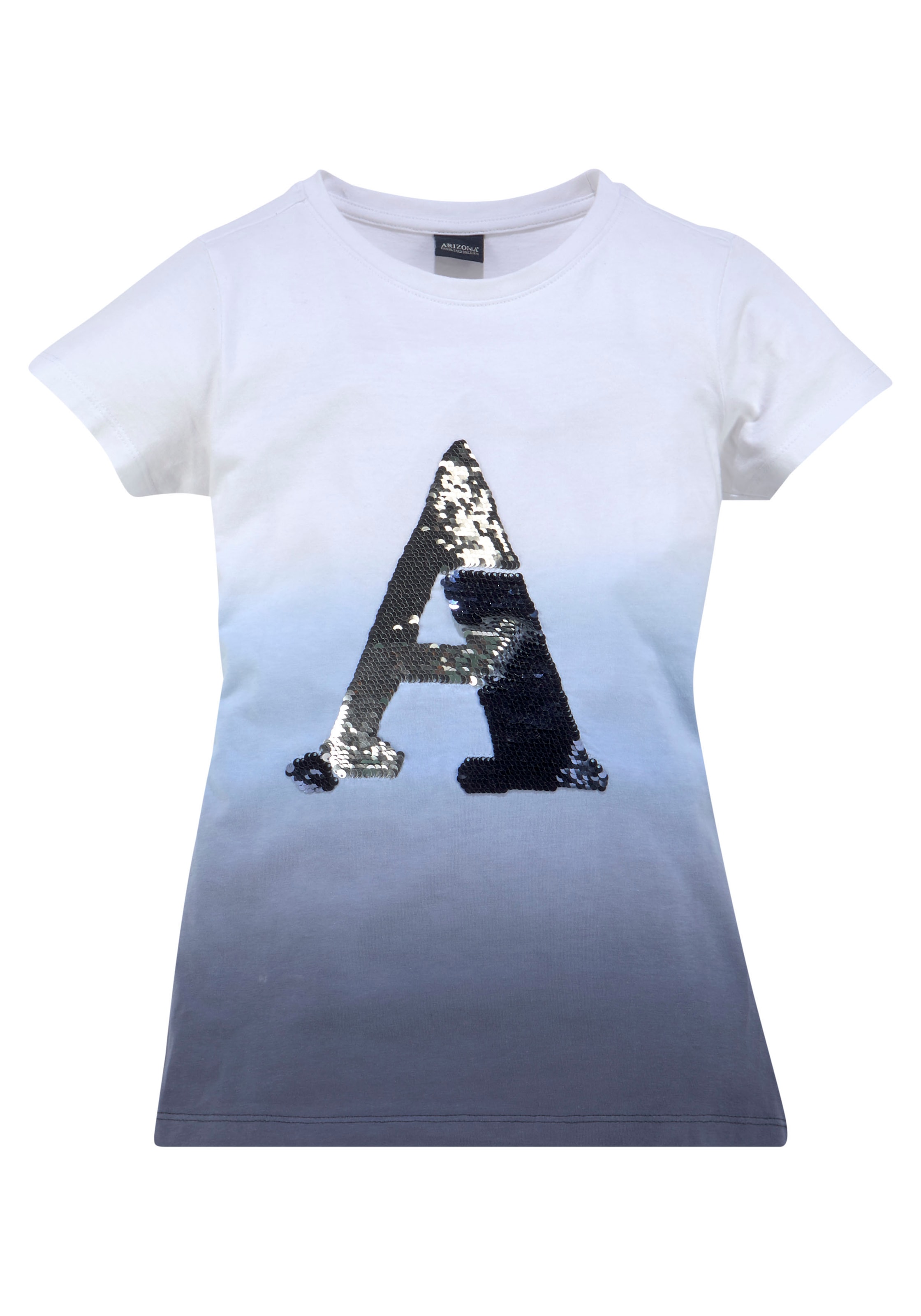 Arizona T-Shirt, mit Wendepaillenten Applikation
