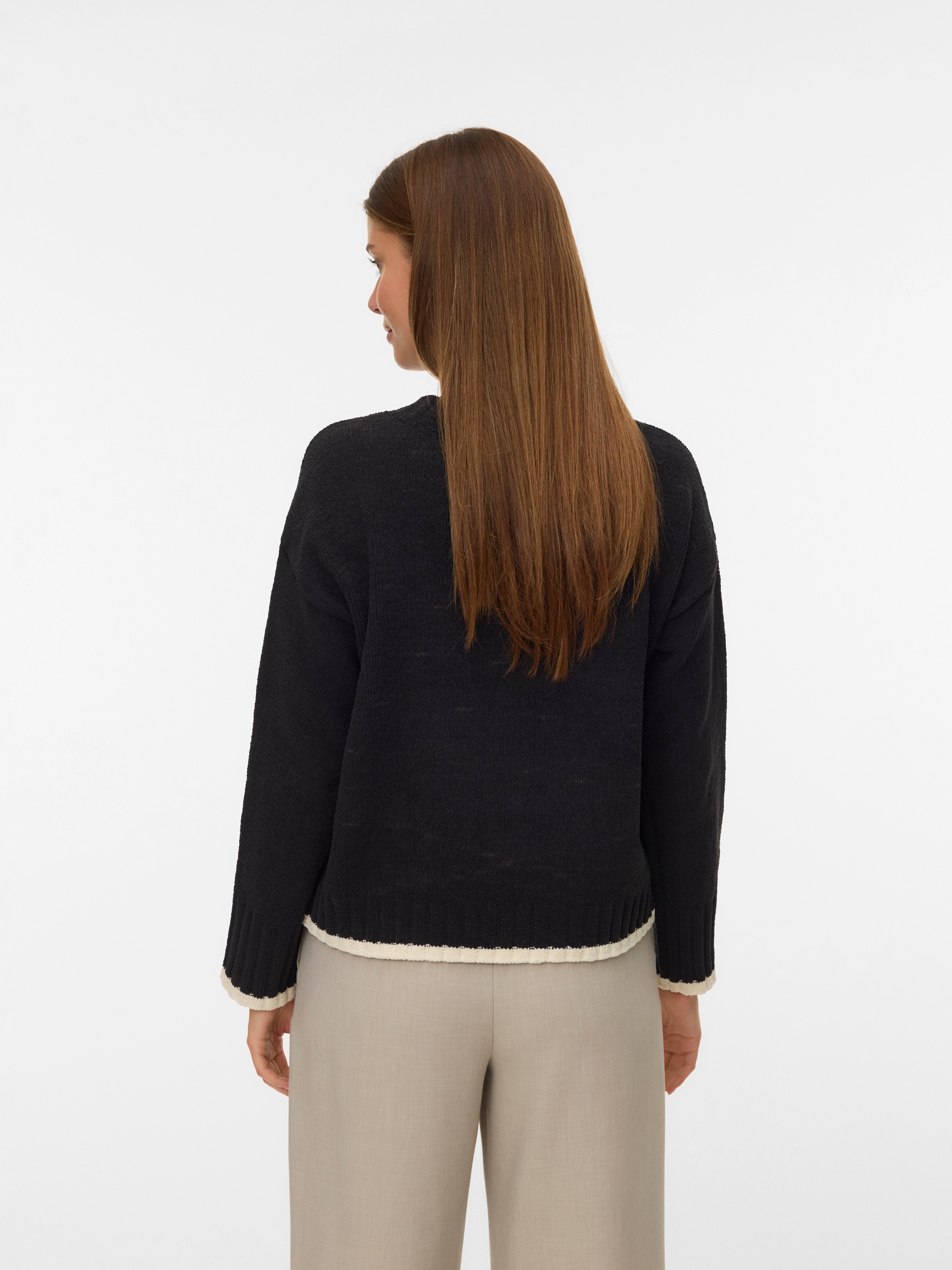 Vero Moda Pull en tricot »VMSHADOW LS O-NECK PULLOVER BOO«