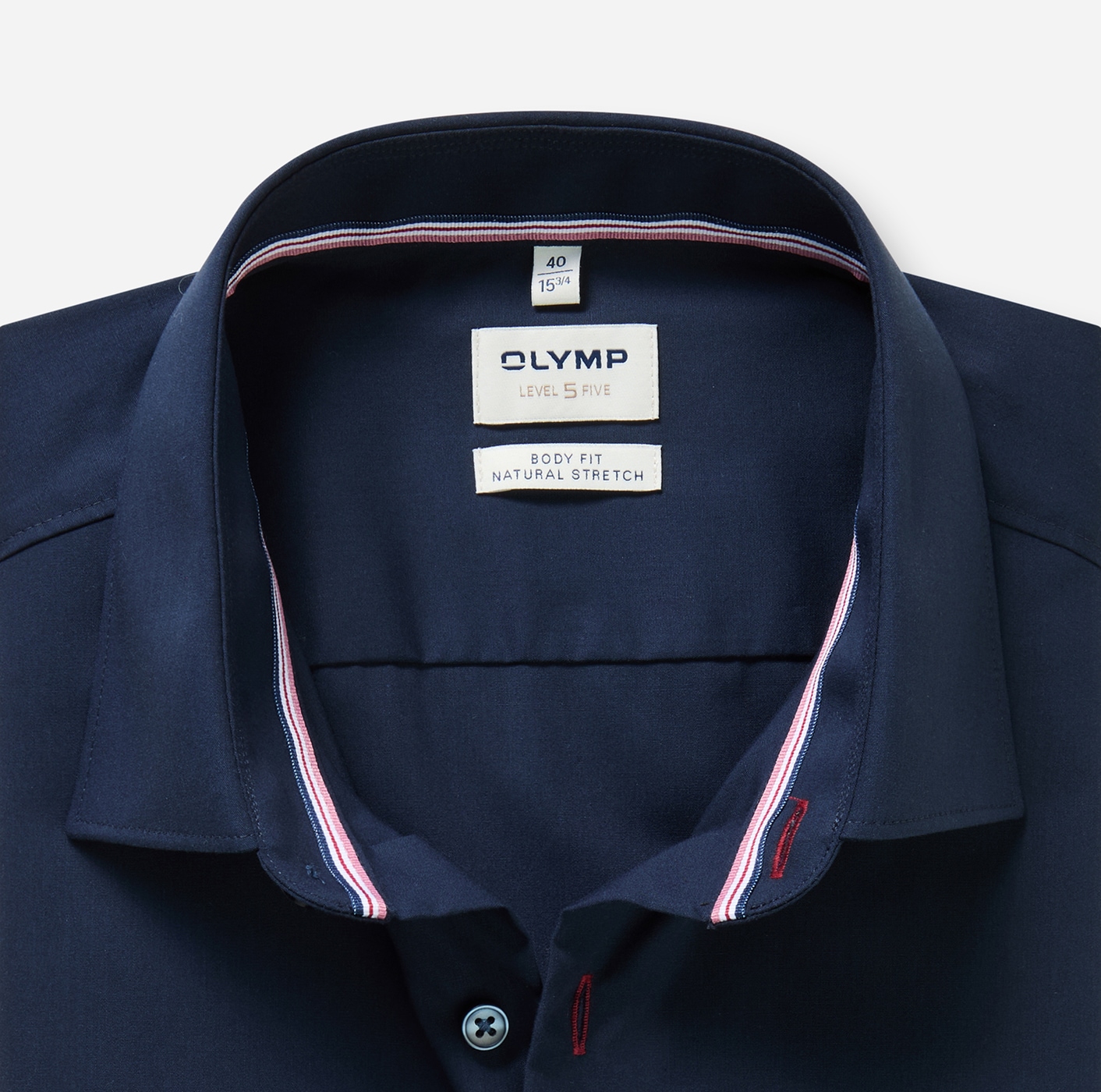 OLYMP Chemise à manches longues »Level Five« Businesshemd, body fit, Kentkragen