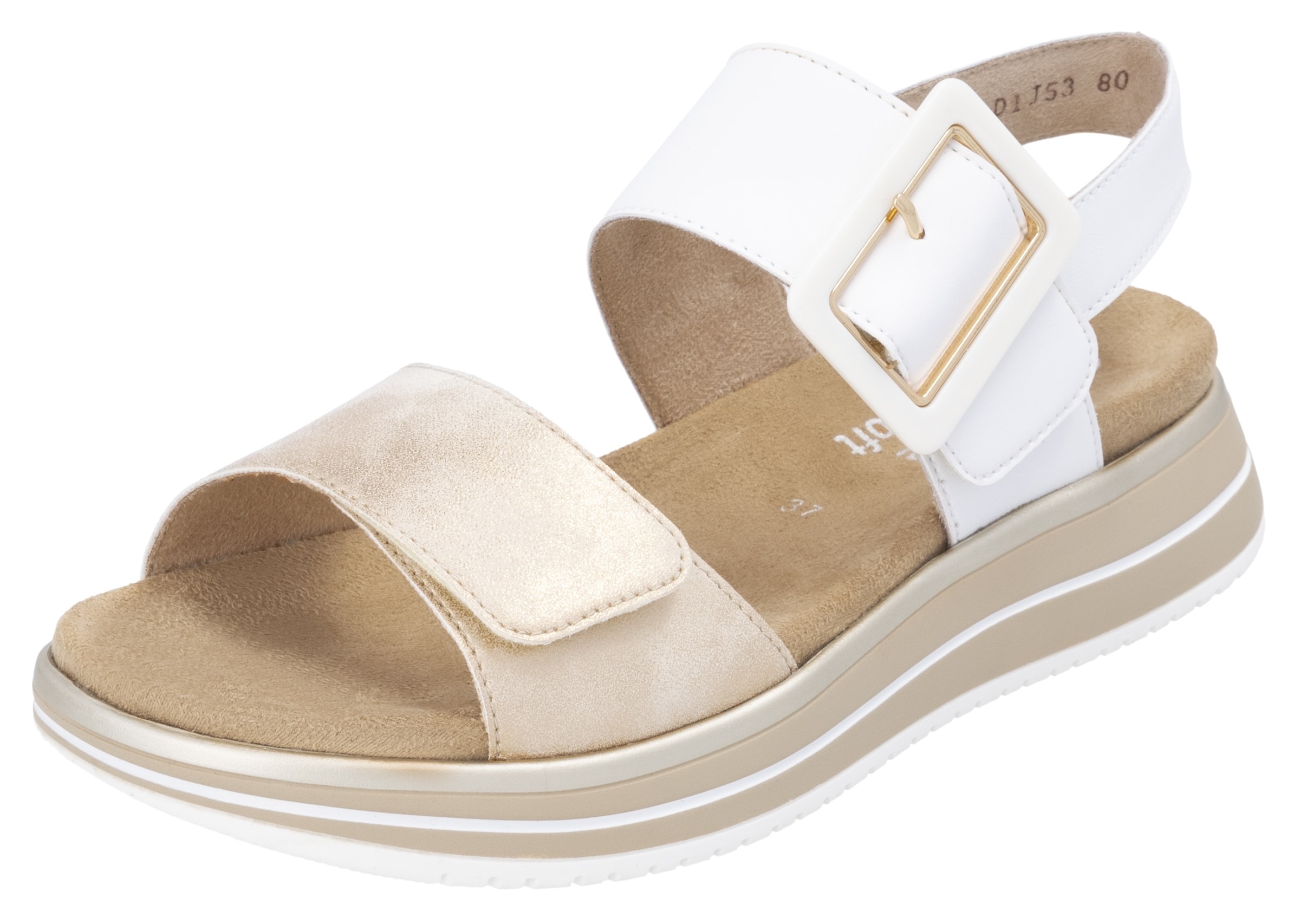 Image of Remonte Keilsandalette, Sommerschuh, Riemchensandale mit komfortablem Softfussbett