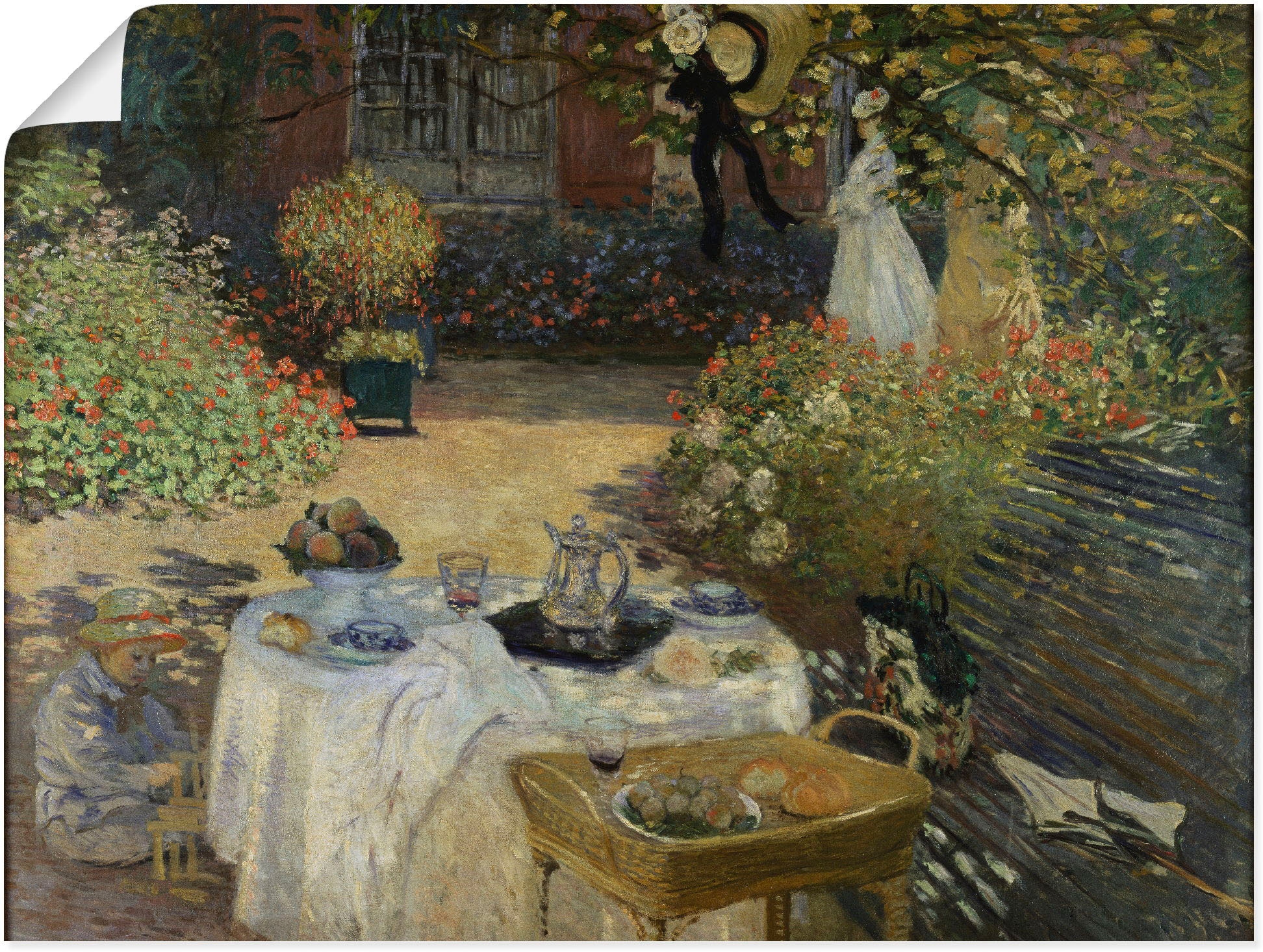 Image of Artland Poster "Im Garten Claude Monets in Argenteuil" Garten 1 Stk. tlg. ohne Rahmen