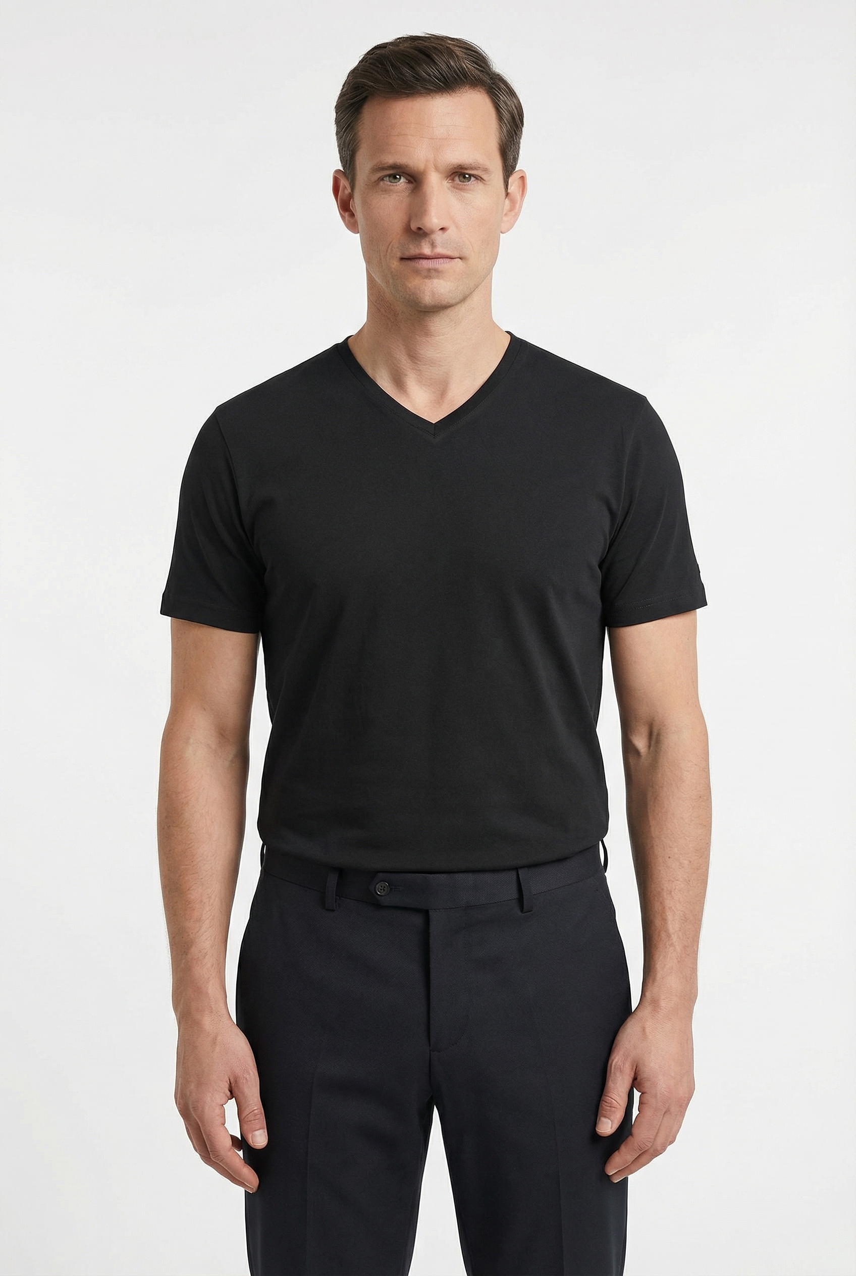 Image of MARVELIS V-Shirt 2 Stk. V-Ausschnitt, Doppelpack, regular fit, Basic, Unterziehshirt