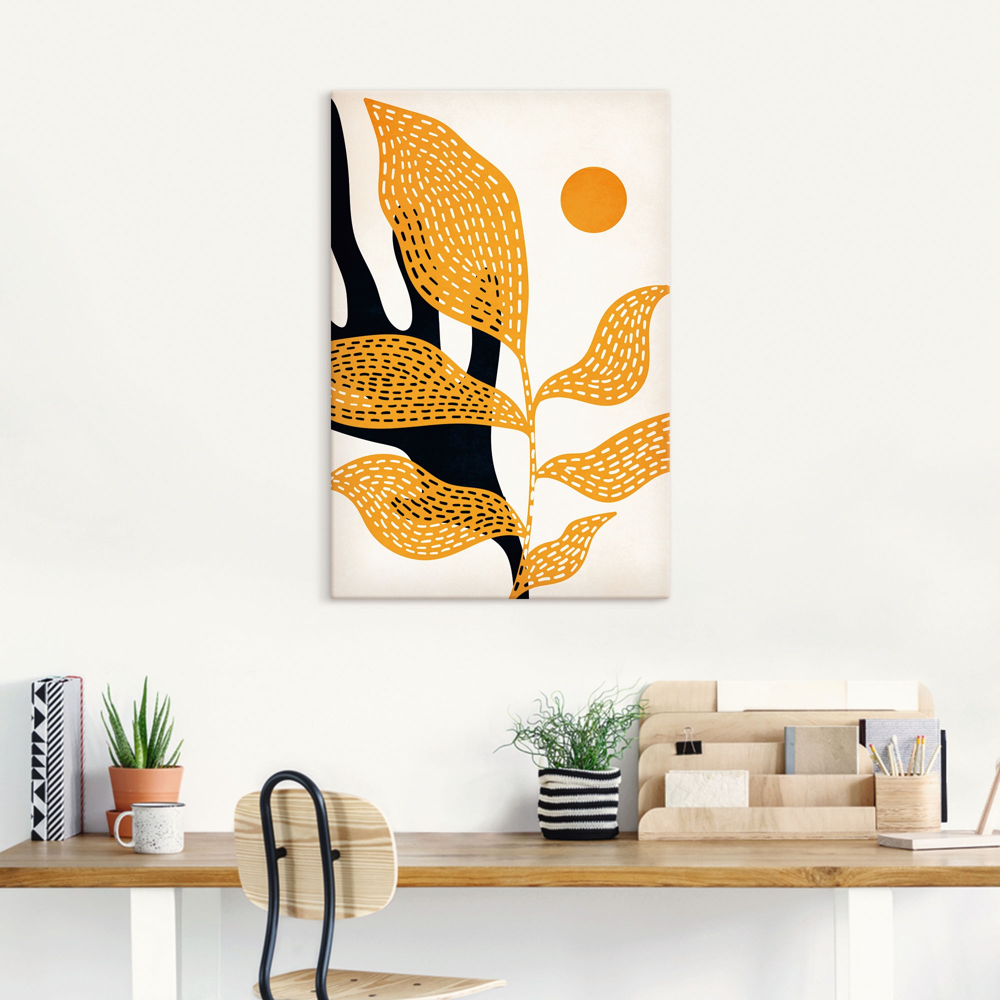 Artland Tableau sur toile »Van Gogh`s Garten« 1 cuis tlg. auf Holzrahmen gespannt