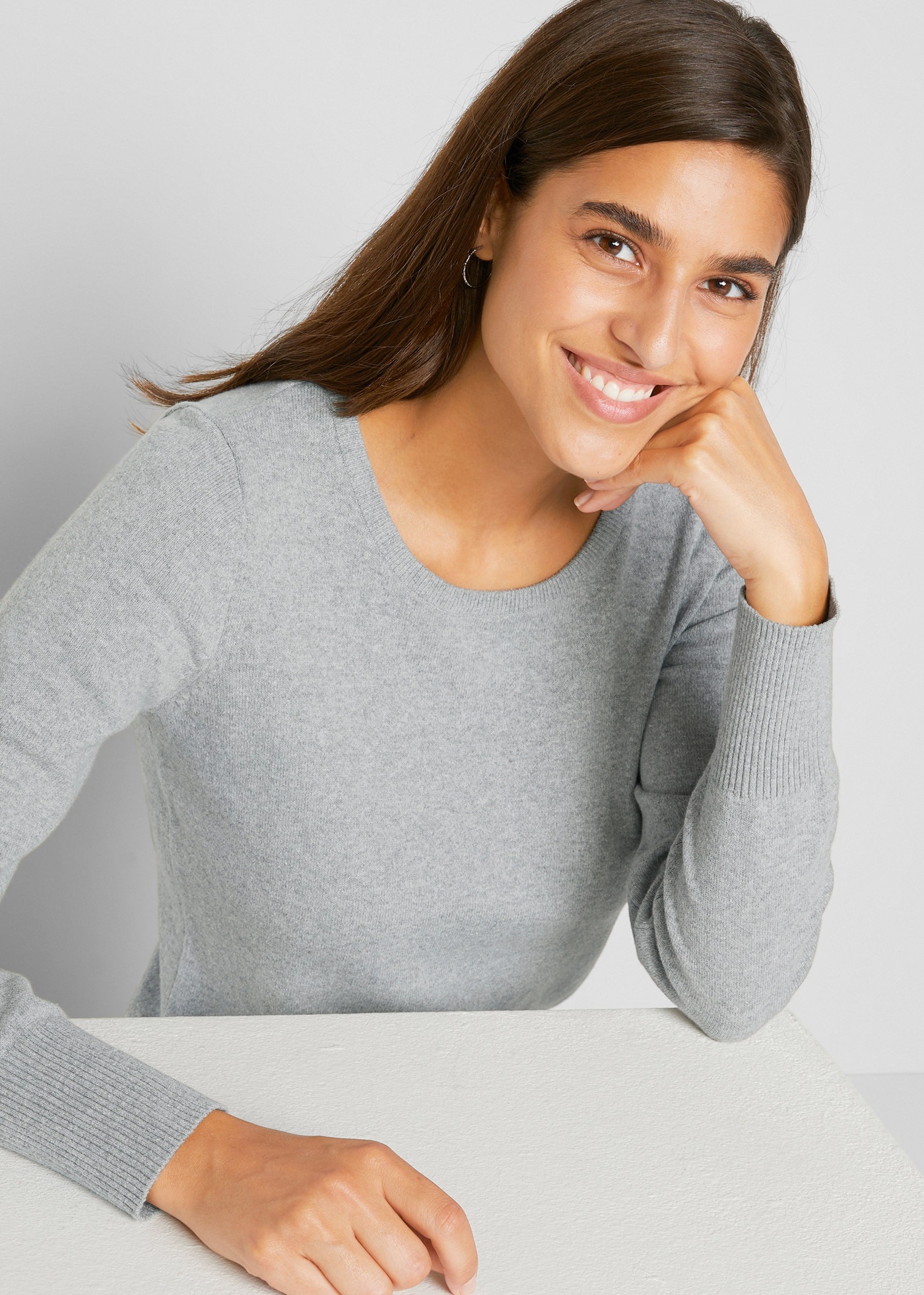bonprix Strickpullover in schmaler Silhouette